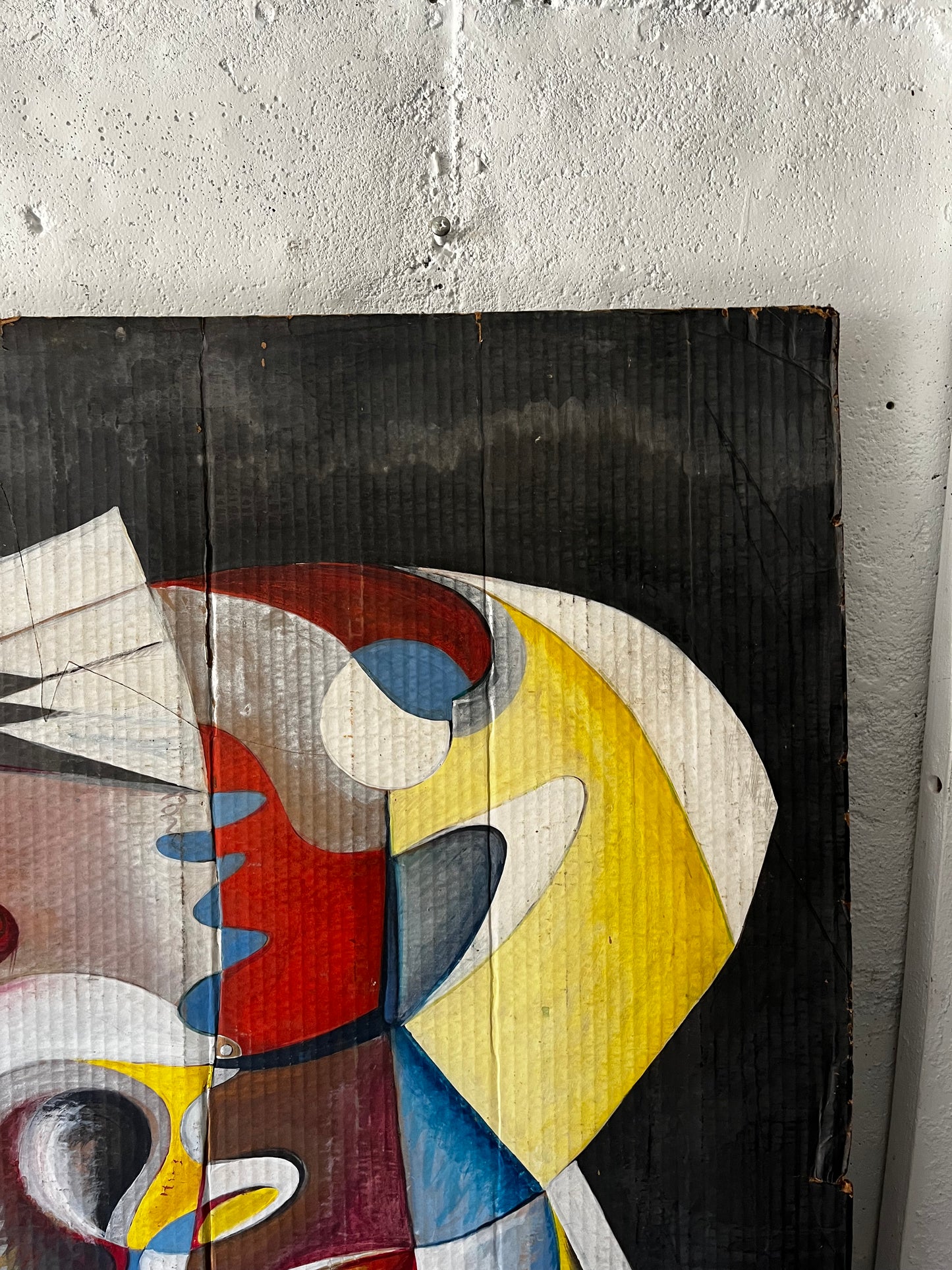 Abstract on Cardboard, 1970s (NYC Only)