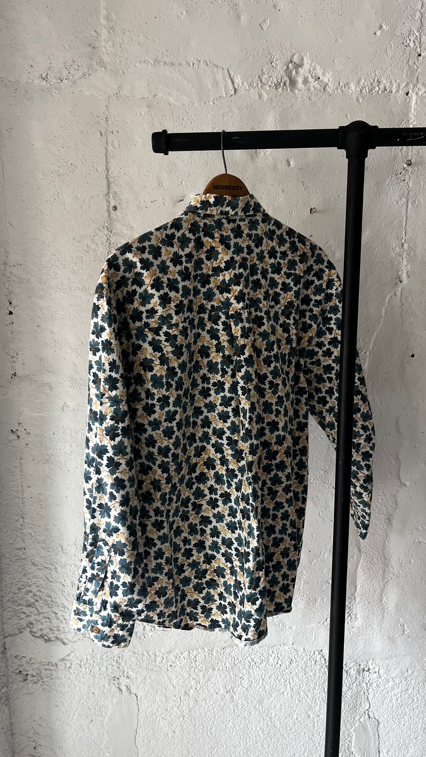 Eddie Bauer Leaf Print, Sz M/L, 1990s