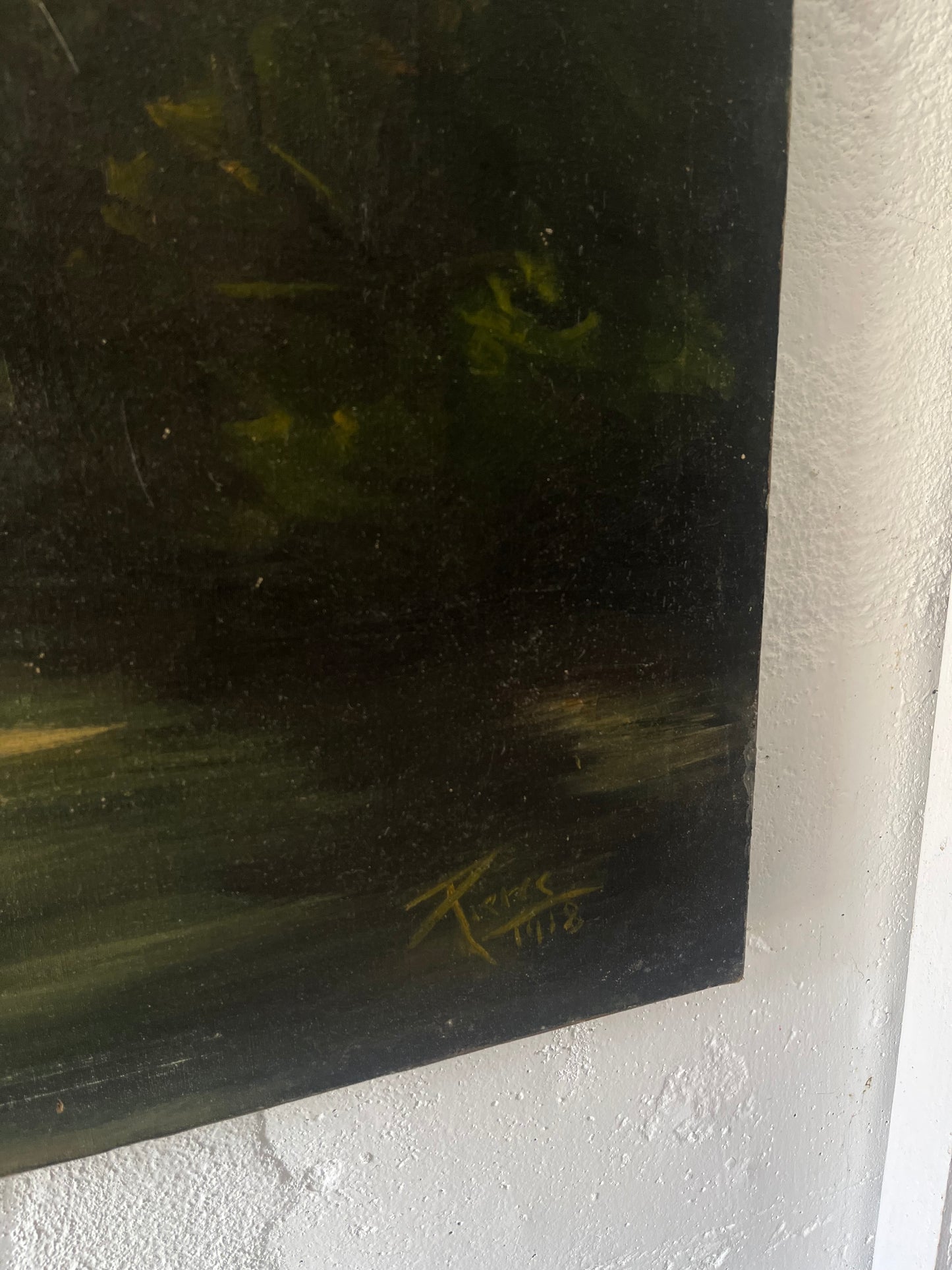Swampy Painting, 1918 (NYC Only, No Shipping)