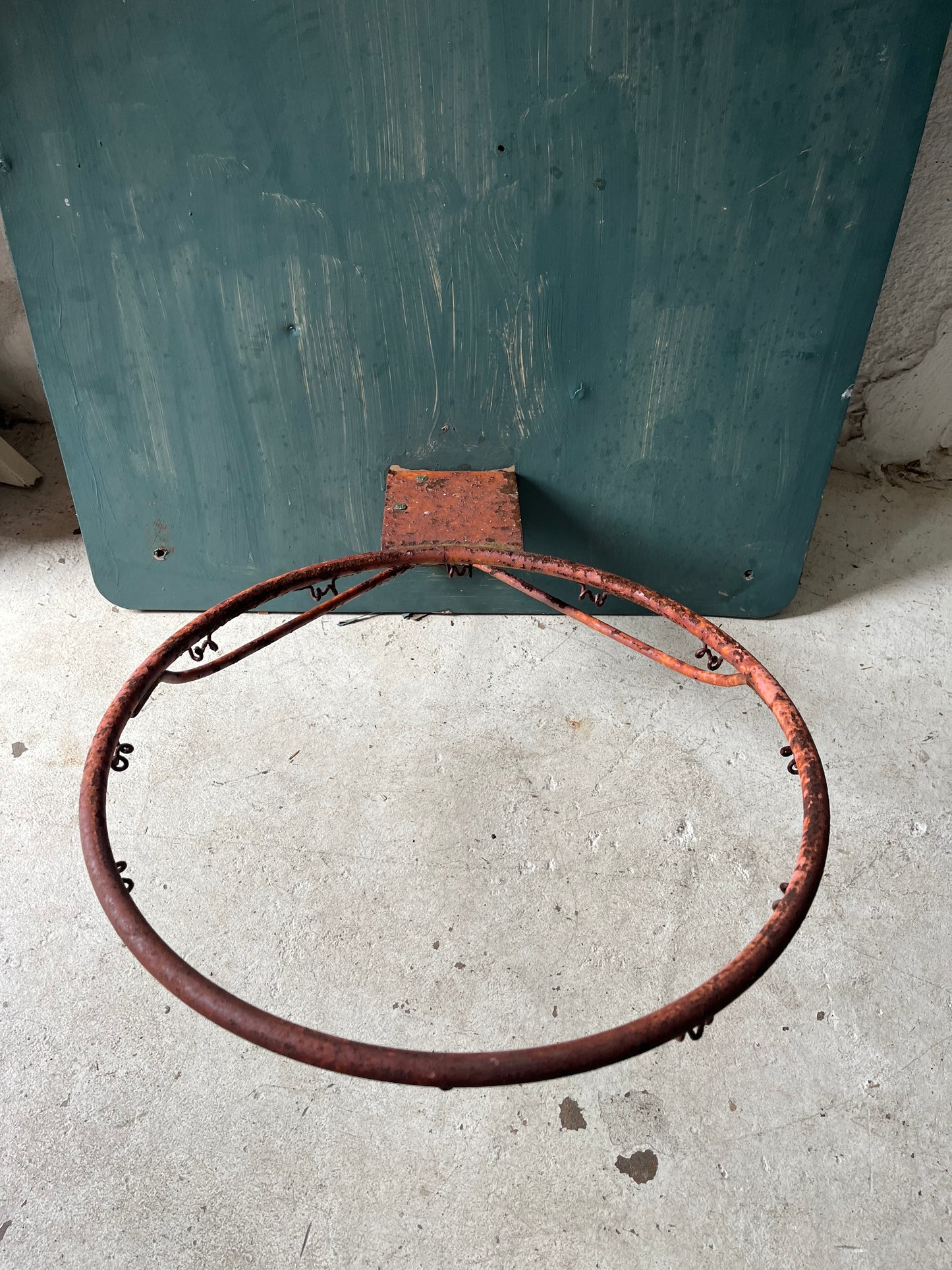 Homemade Basketball Hoop, 1970s (NYC Only)