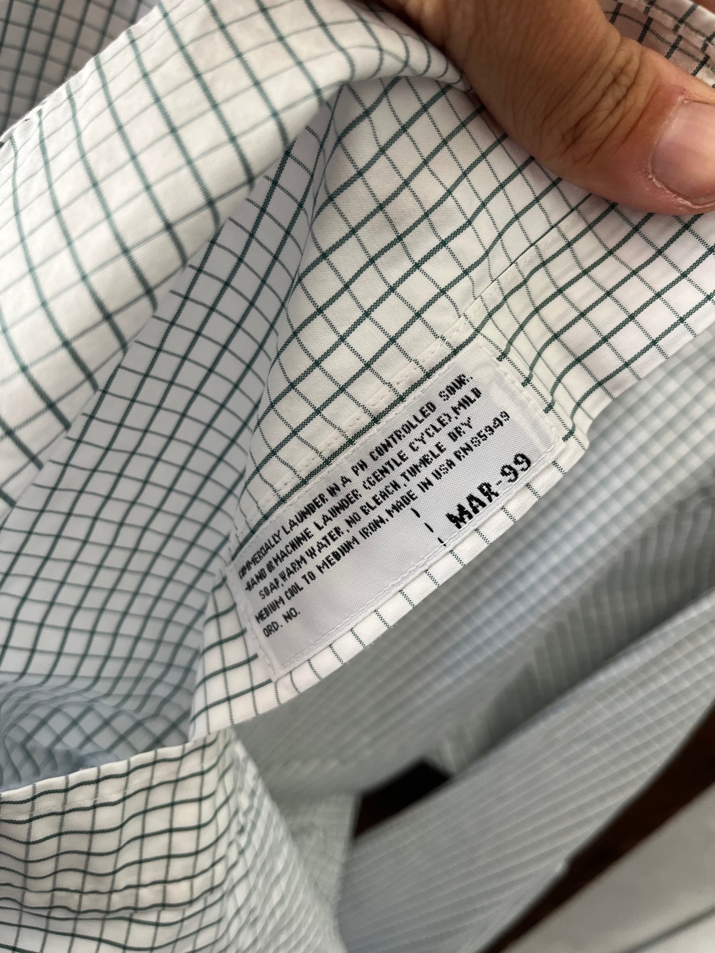 Brooks Brothers Green Windowpane, Sz L, 1990s