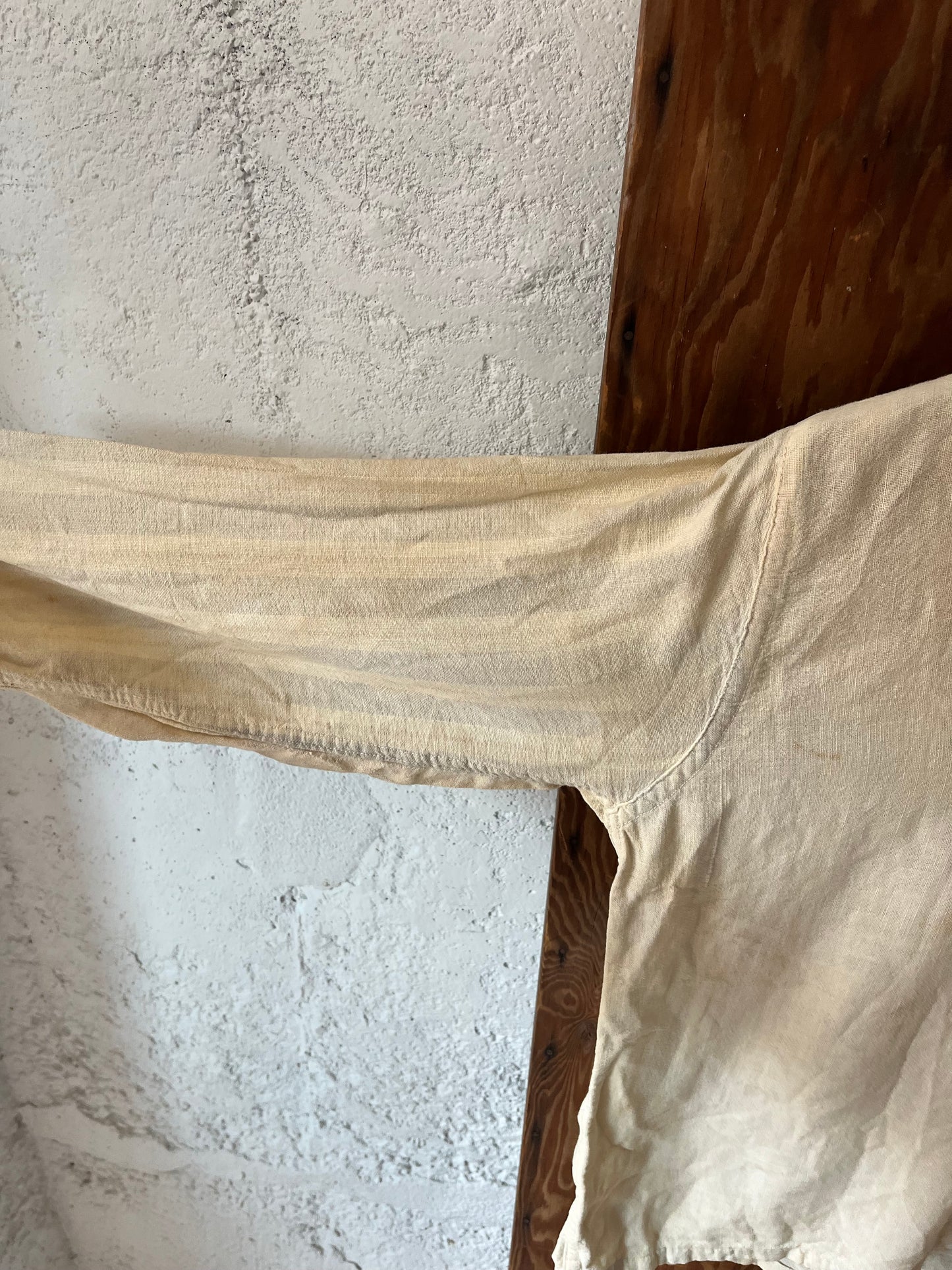 Feedsack Shirt, Sz Sm, 1930s