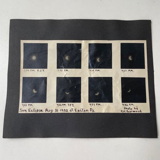 Eclipse Photo Set, 1932