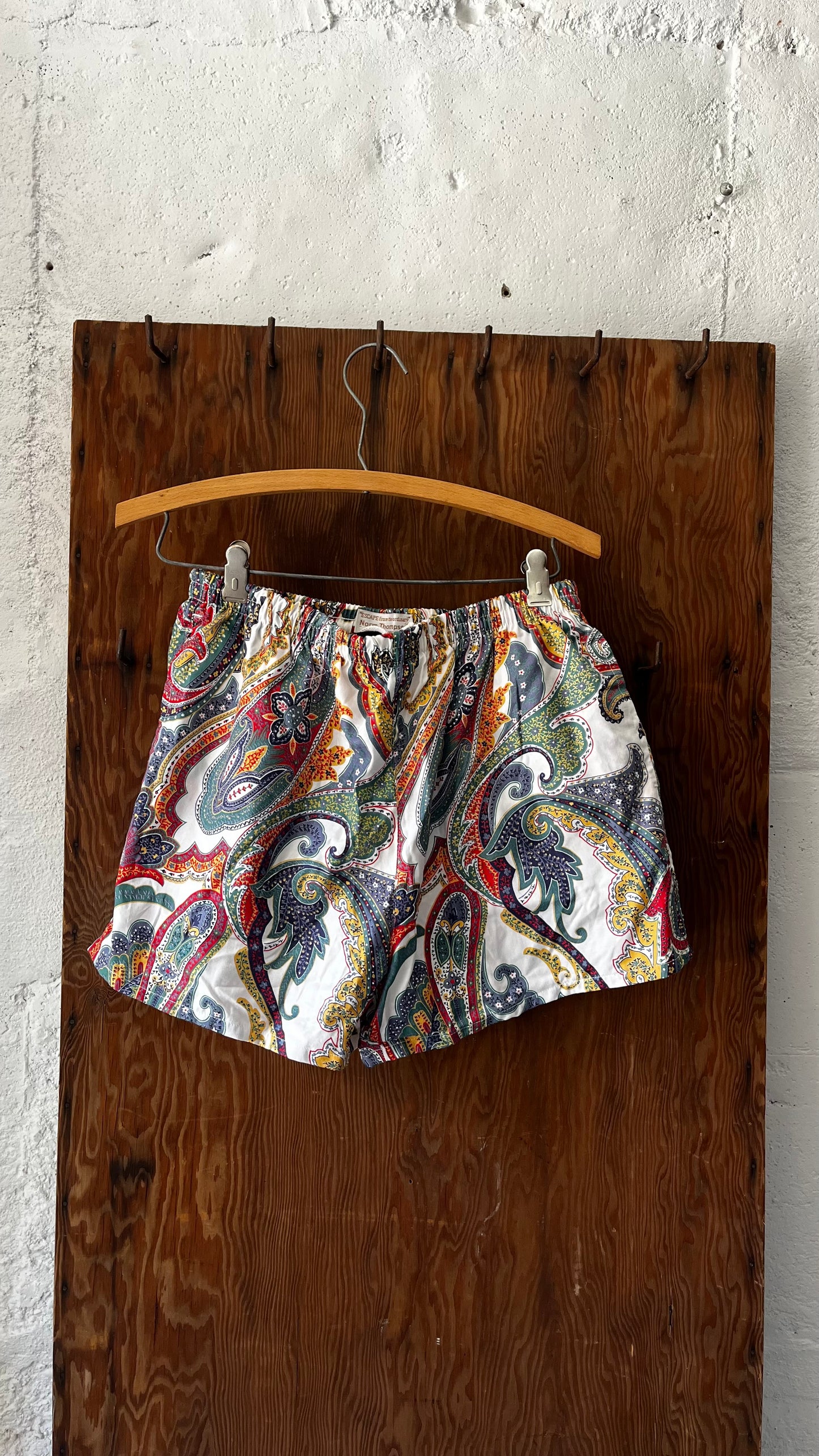 Paisley Swim Trunks, 28W , 1960s