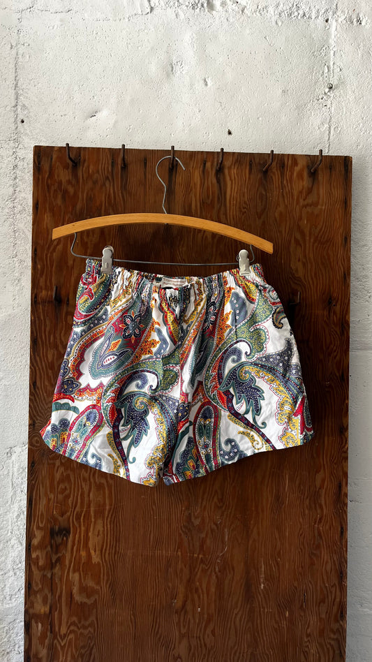 Paisley Swim Trunks, 28W , 1960s