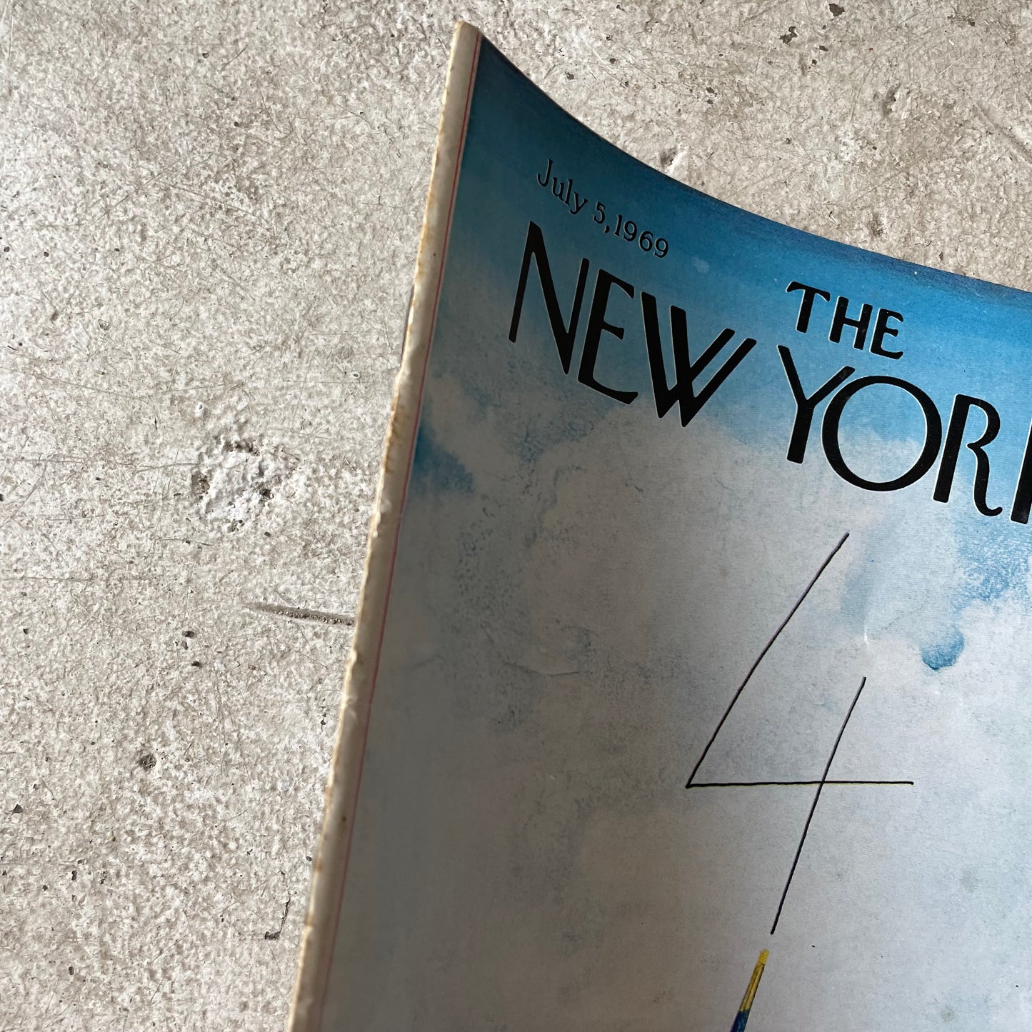 New Yorker, July 5th 1969, Saul Steinberg Cover