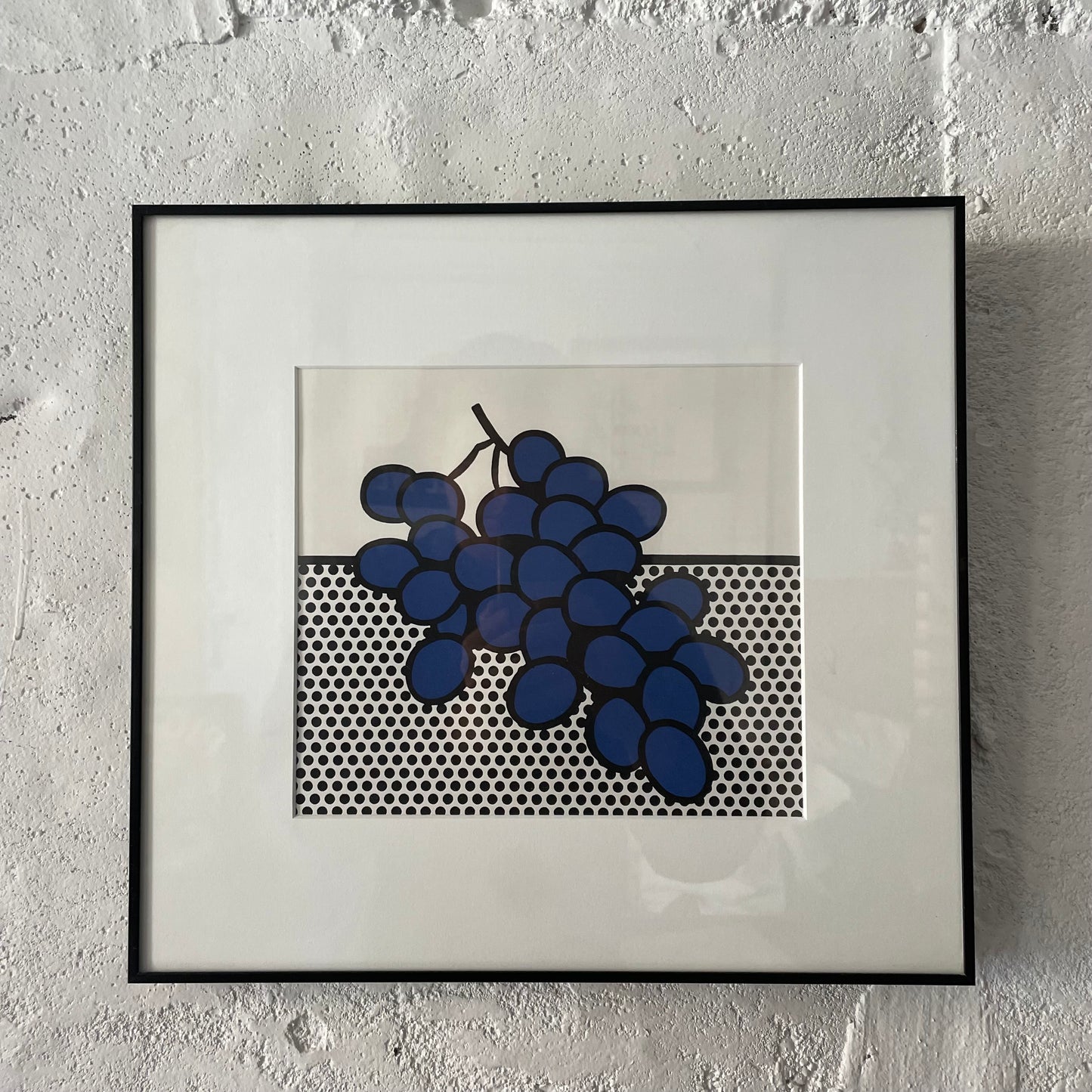 Roy Lichtenstein, Blue Grapes, Offset Litho