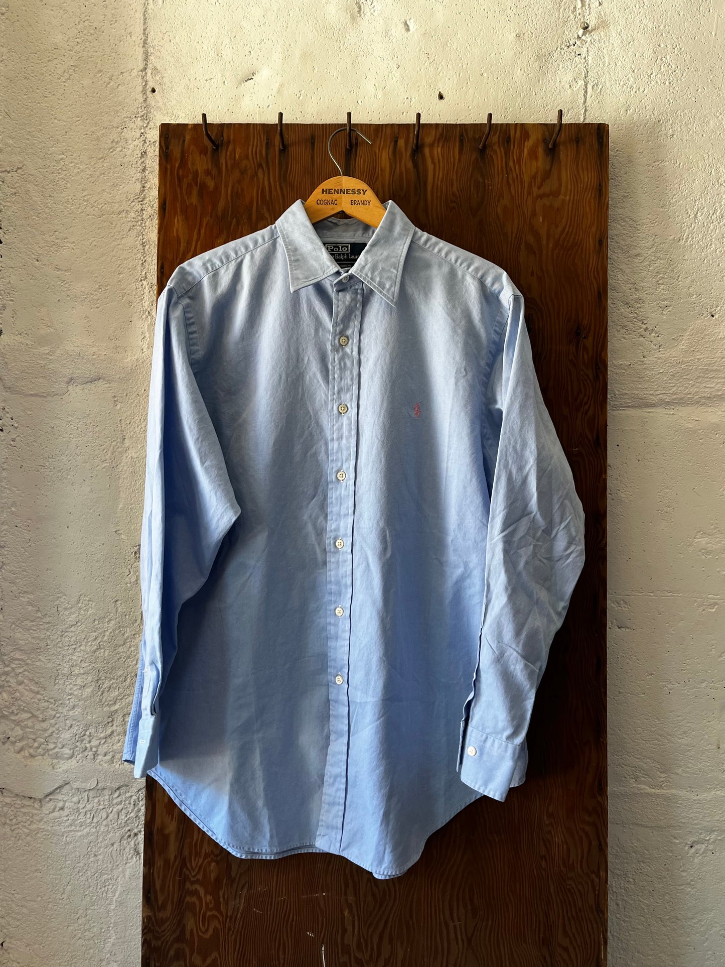 Polo Blue Twill, Sz L/XL, 1990s