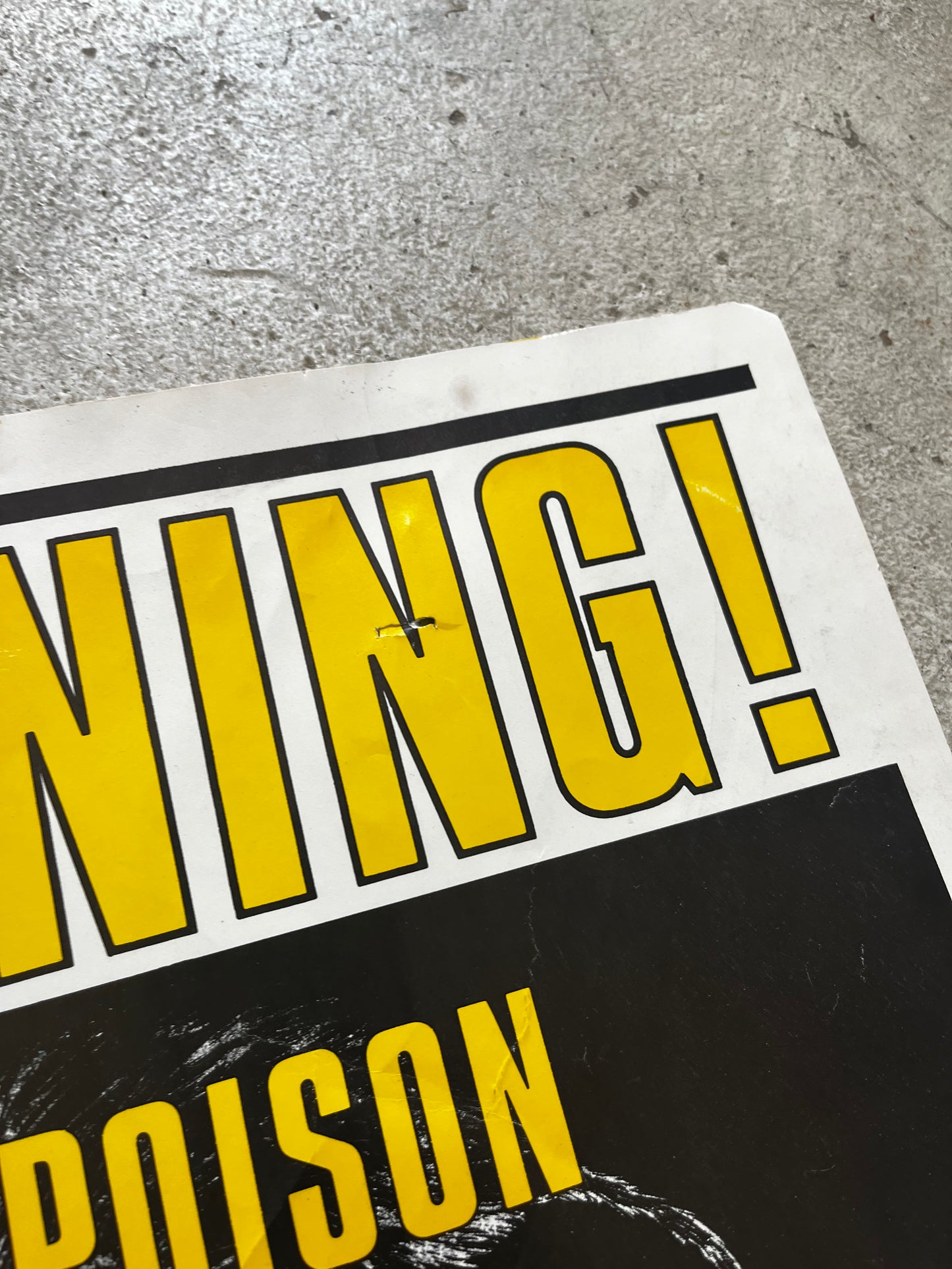NYC Rat Poison Poster, 1980s