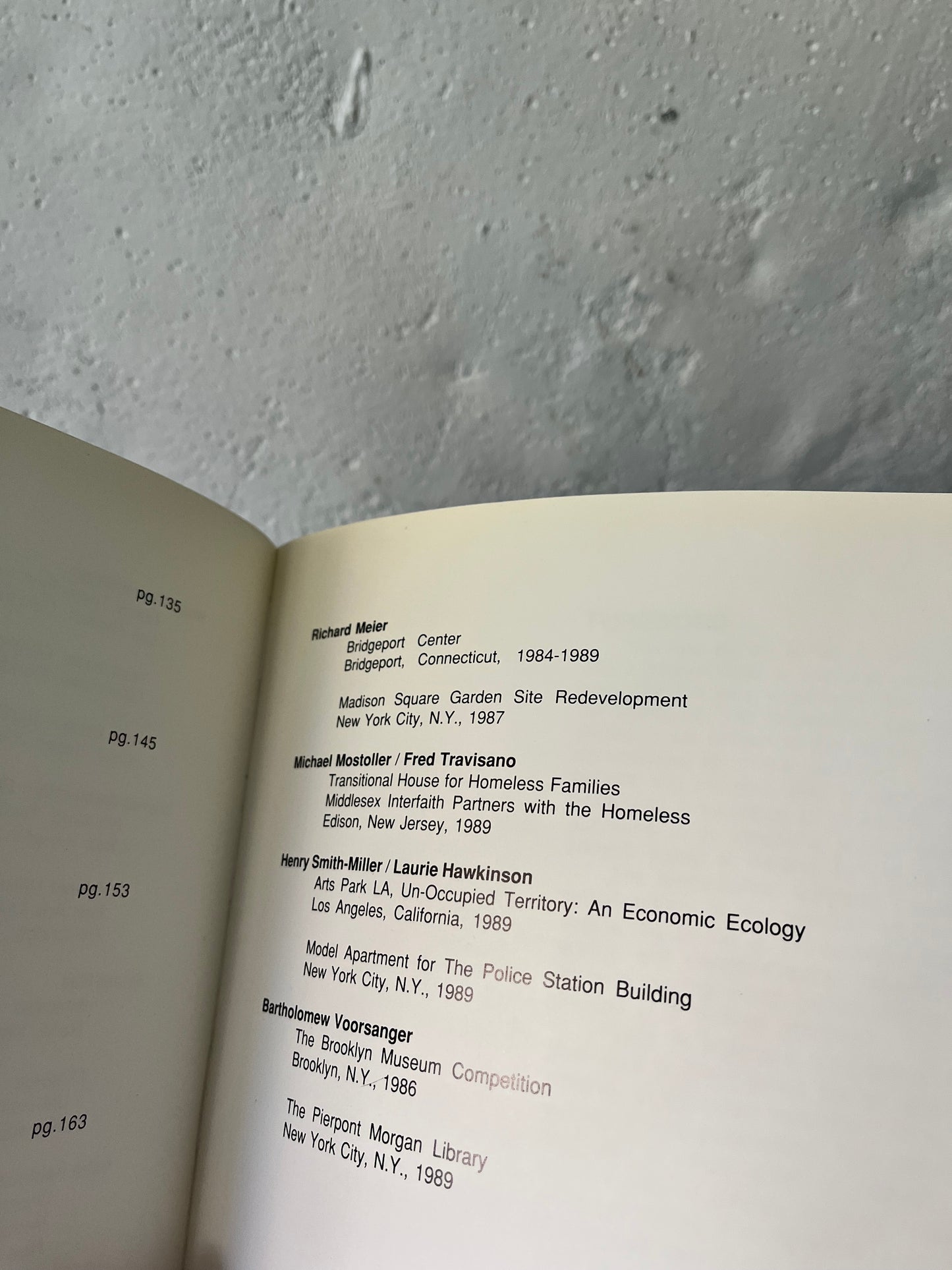 New York Architects No. 3, 1990 [Steven Holl, Richard Meier)