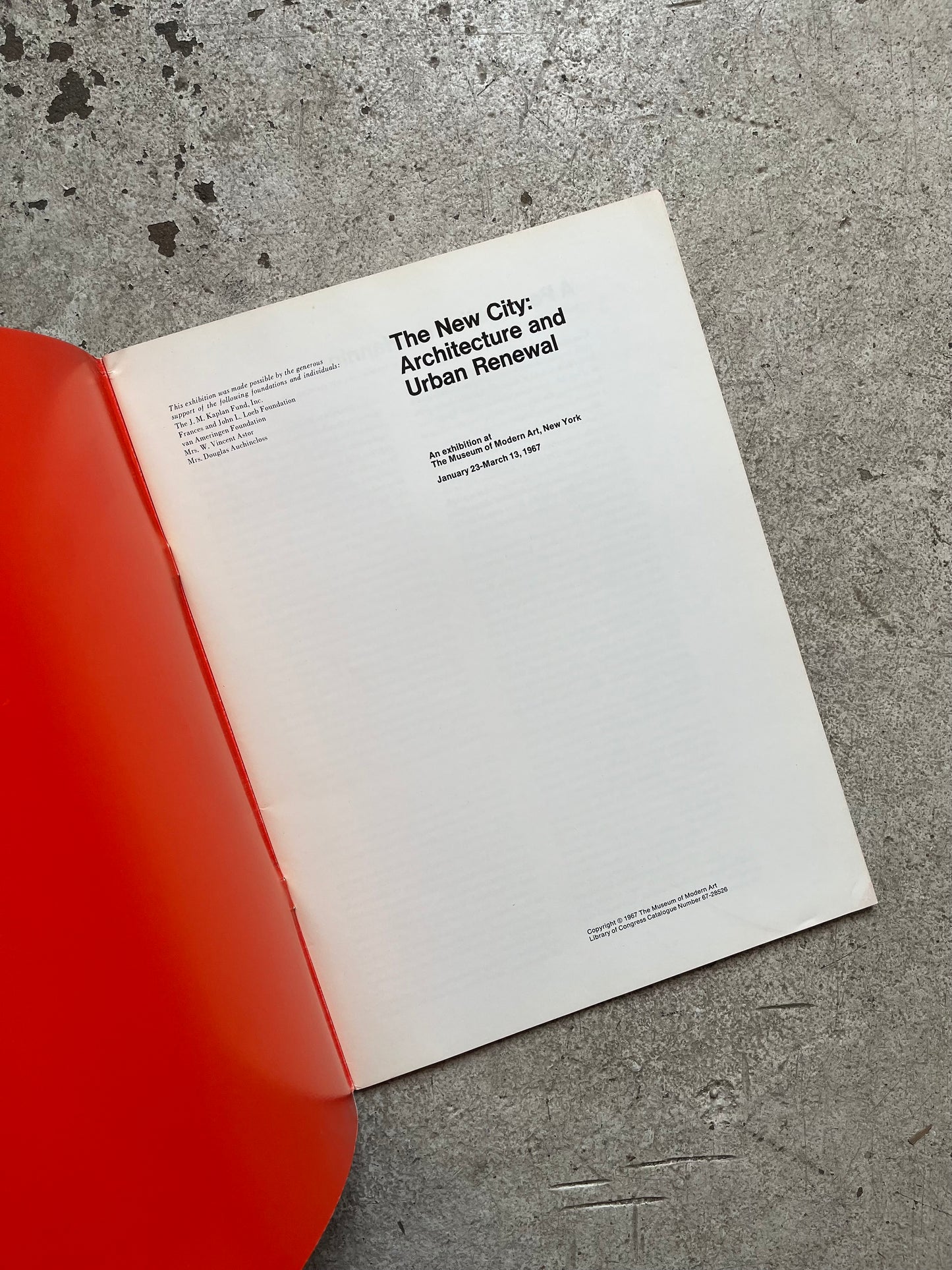 The New City: Architecture and Urban Renewal, MoMA, 1967