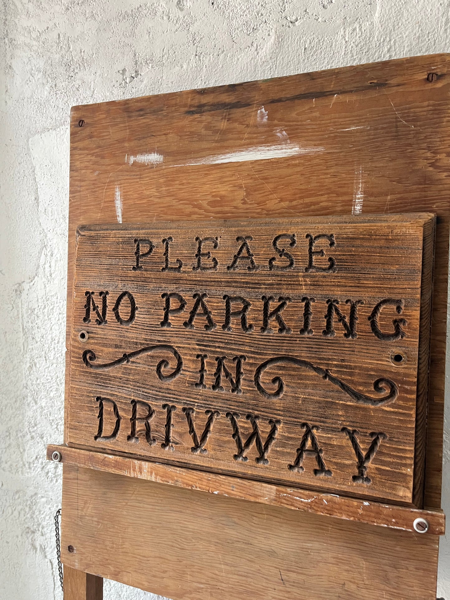 Please No Parking in DRIVway, 1950s