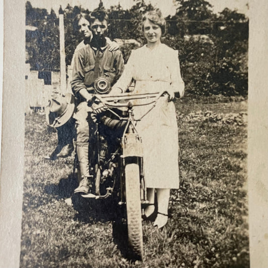 Motorcycle, Snapshot, 1900/10