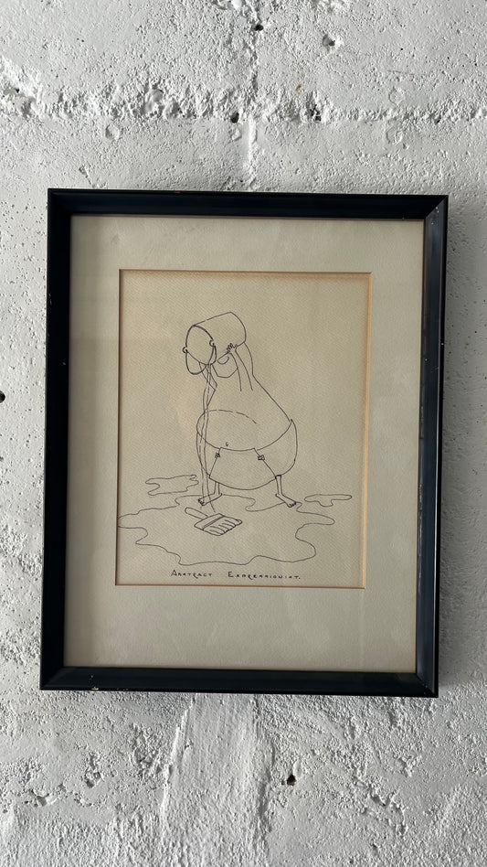 Anti-Abstract Expressionism Cartoon, 1970s