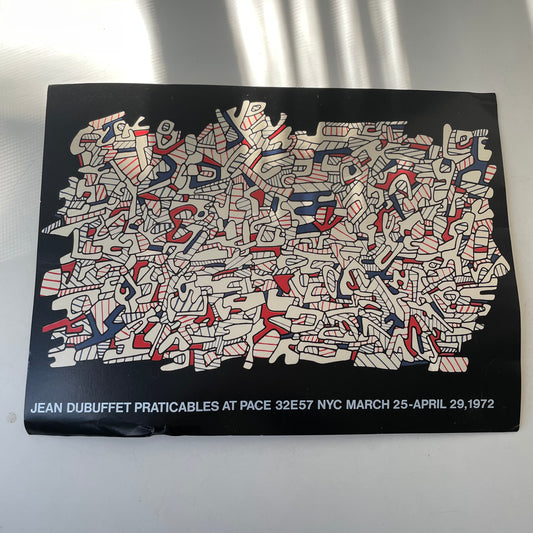 Dubuffet at Pace, Invite, 1972