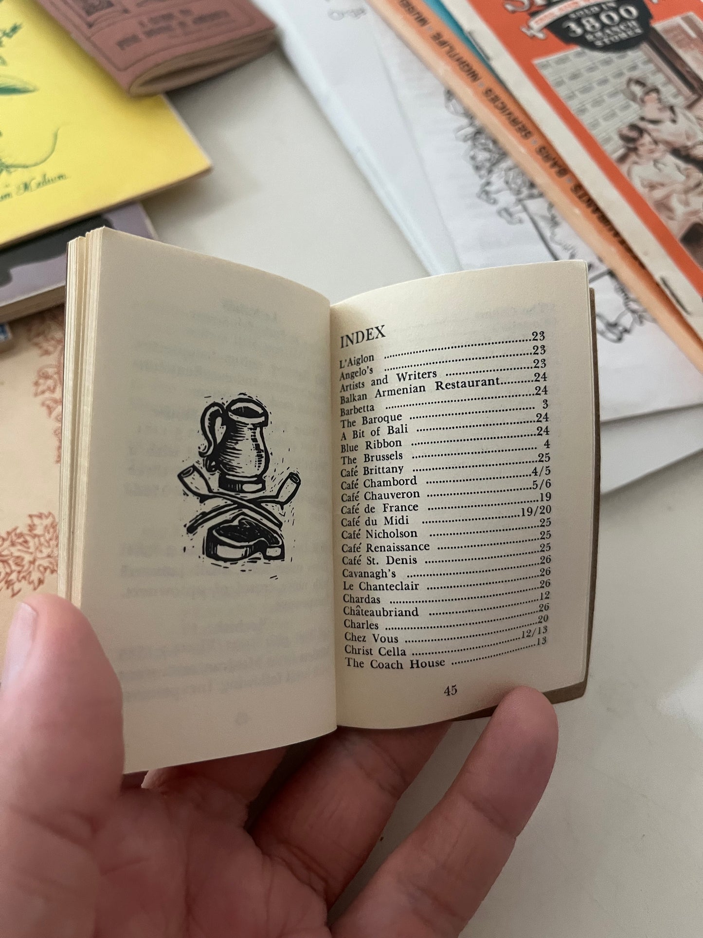 Restaurant Guides by Silas Spitzer, 1959 + 1964