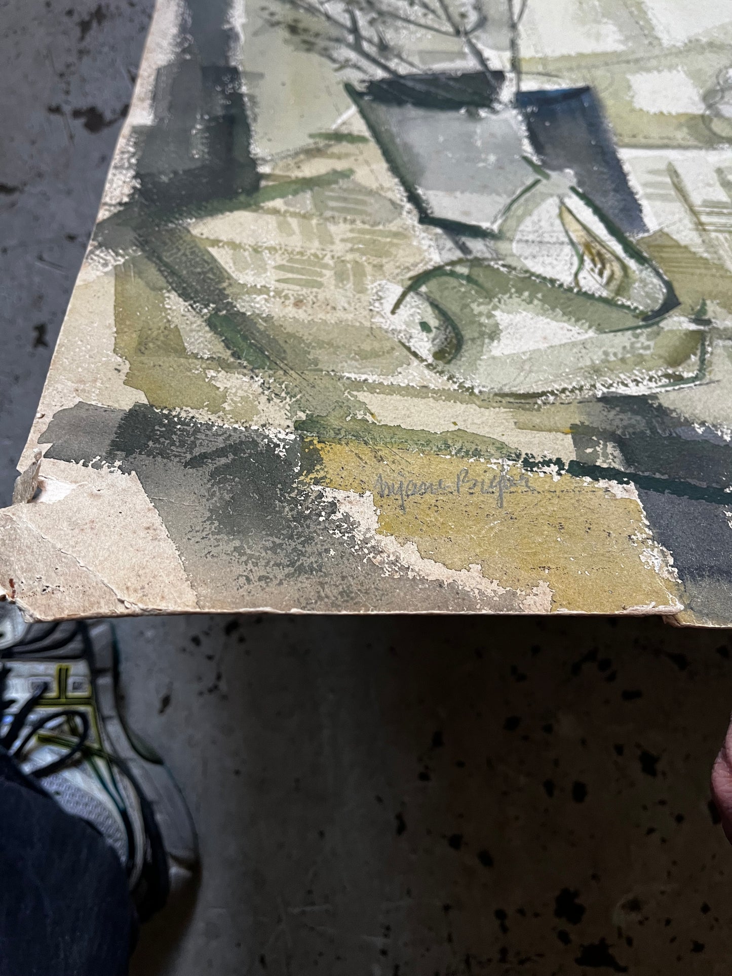 Still Life With Artichokes and Pear, 1950s