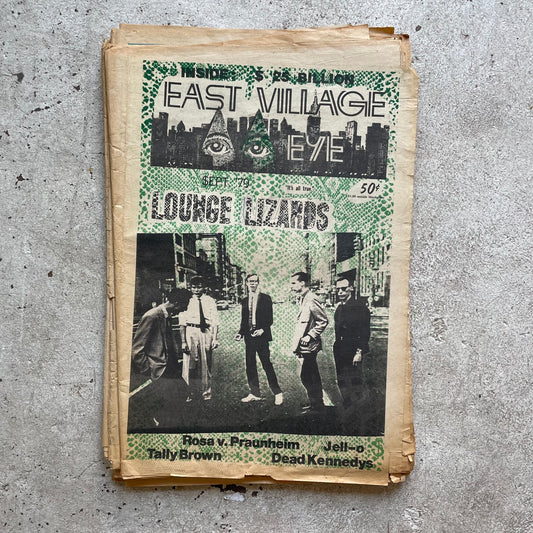 East Village Eye 09/1979; The Lounge Lizards, Dead Kennedys