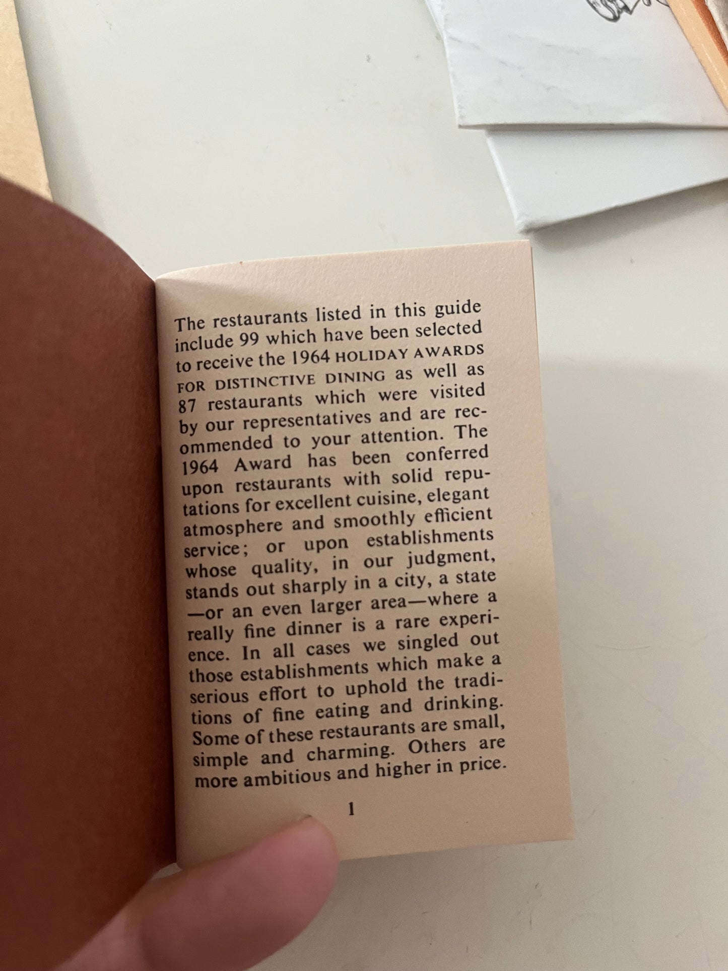 Restaurant Guides by Silas Spitzer, 1959 + 1964