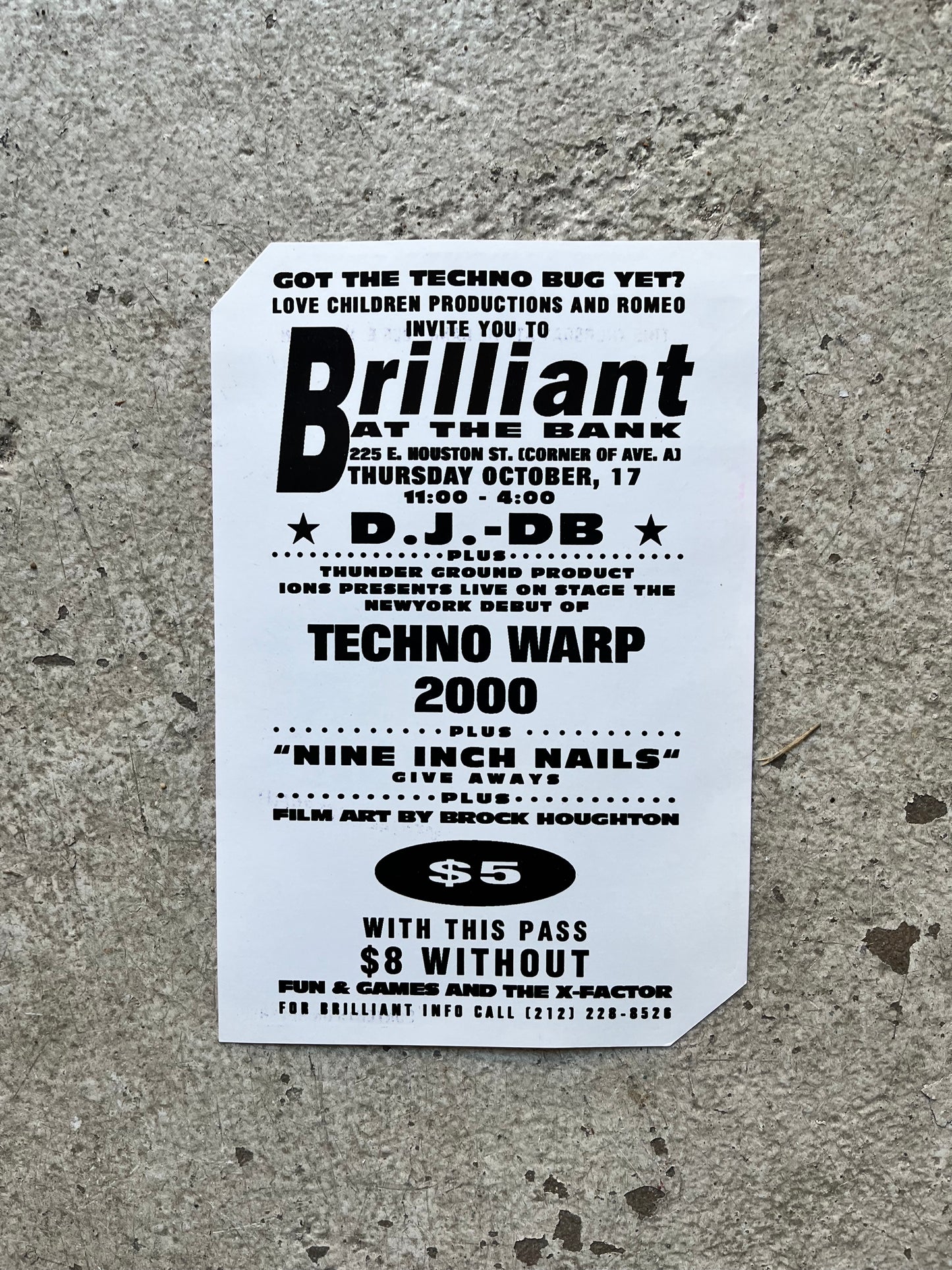 Techno Flyer, 1990s