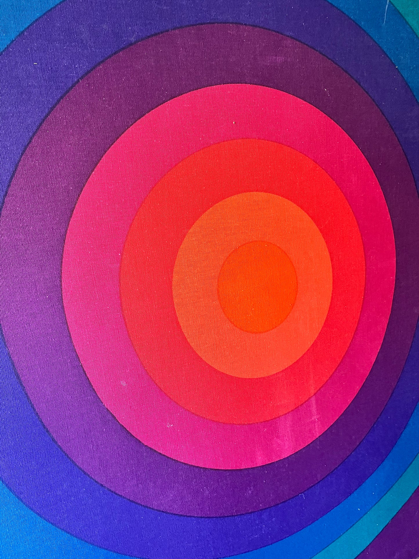 Printed Fabric by Verner Panton for Mira-X, 1970s (NYC Delivery Only)