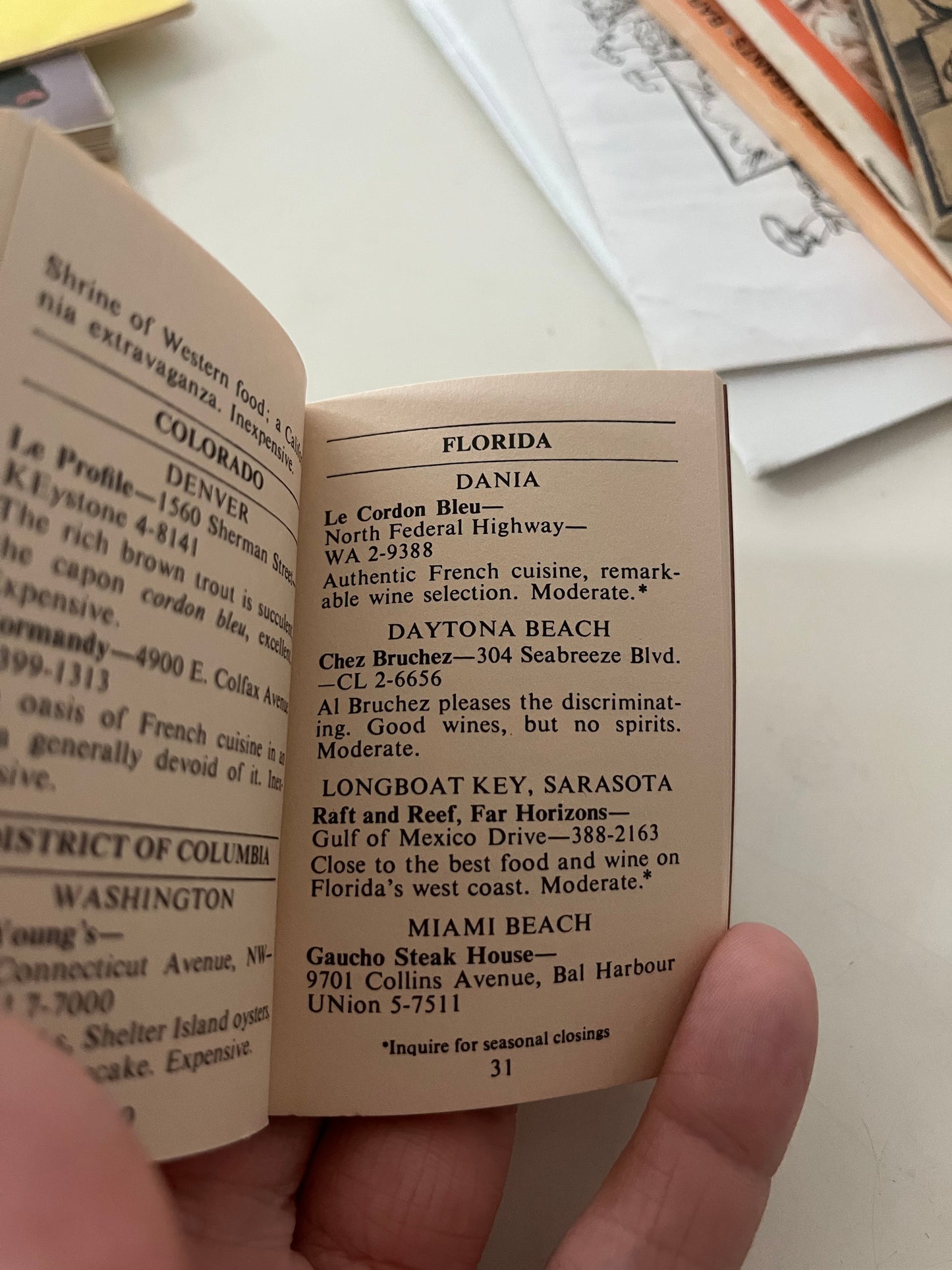 Restaurant Guides by Silas Spitzer, 1959 + 1964