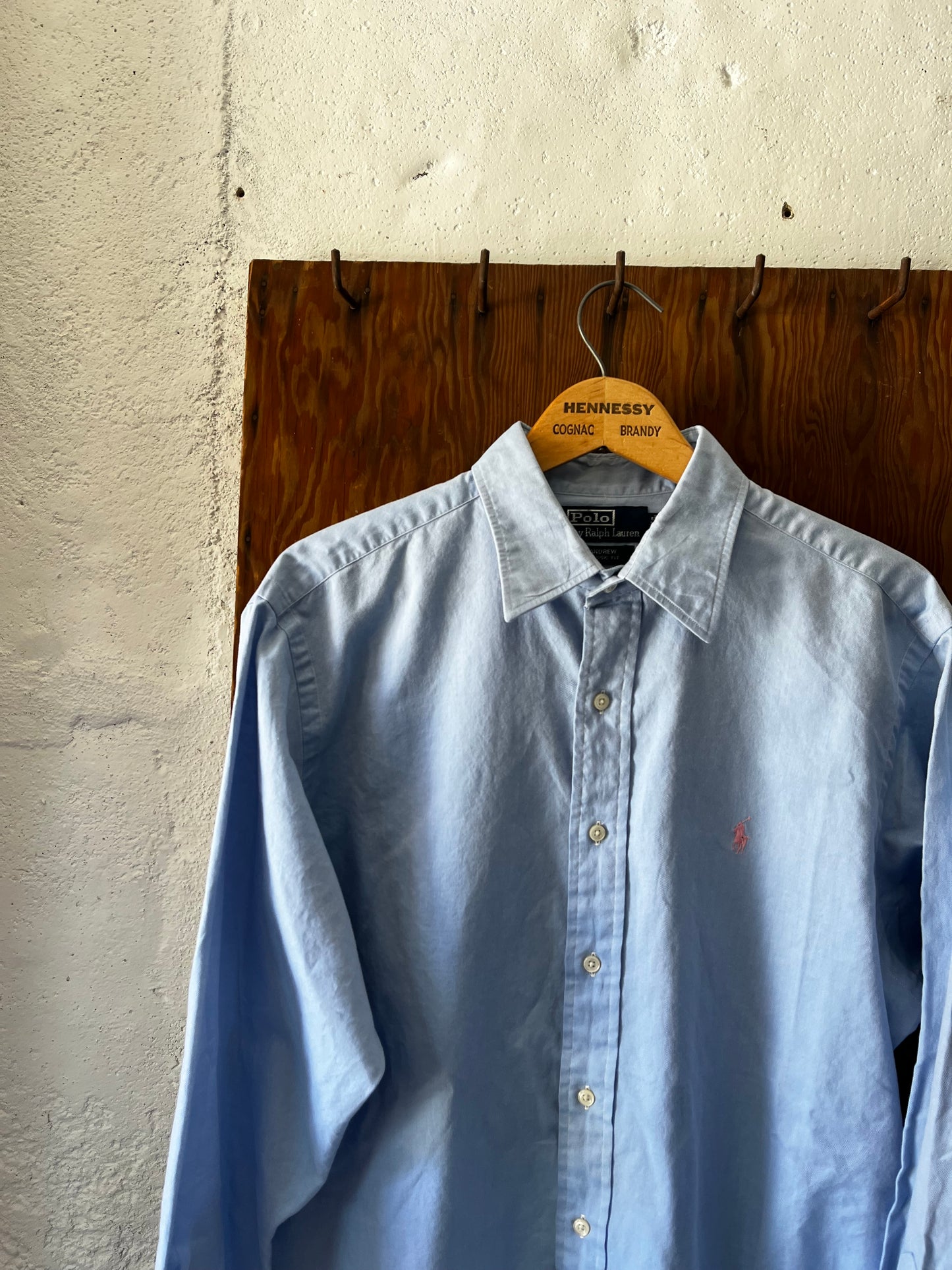 Polo Blue Twill, Sz L/XL, 1990s