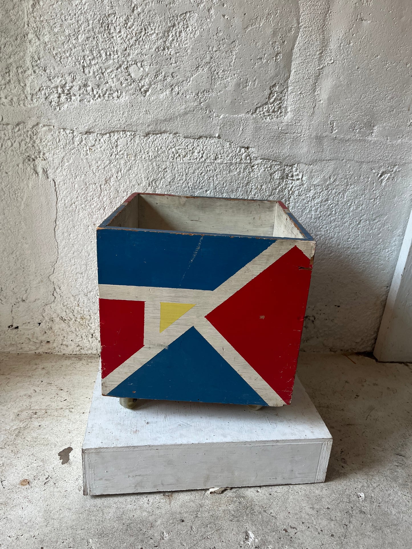 Painted Plywood Cubes, 1950s