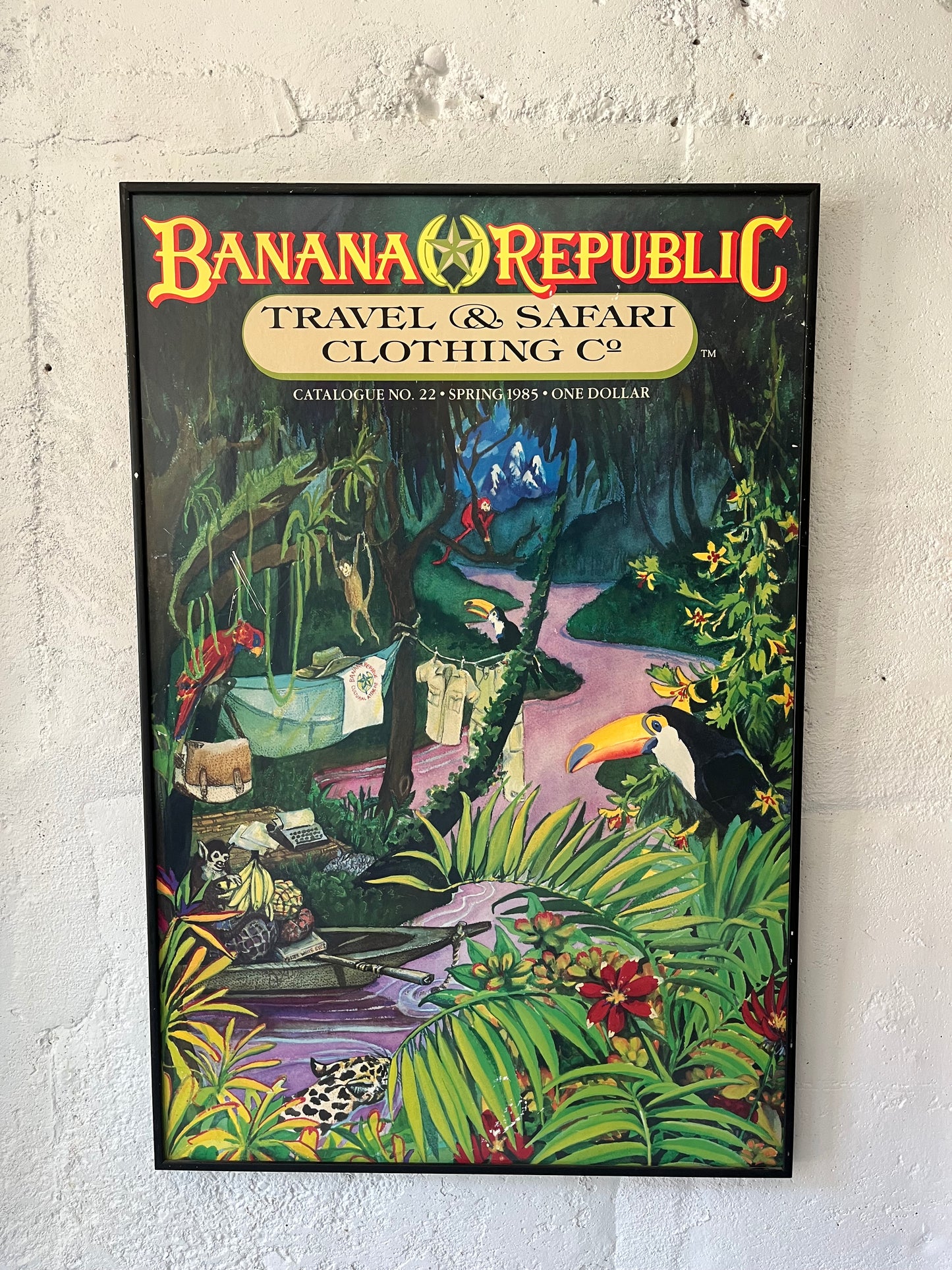 Banana Republic Poster, 1985 (NYC Pickup/Delivery Only)