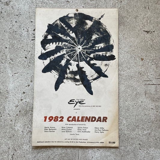 East Village Eye 1982 Calendar