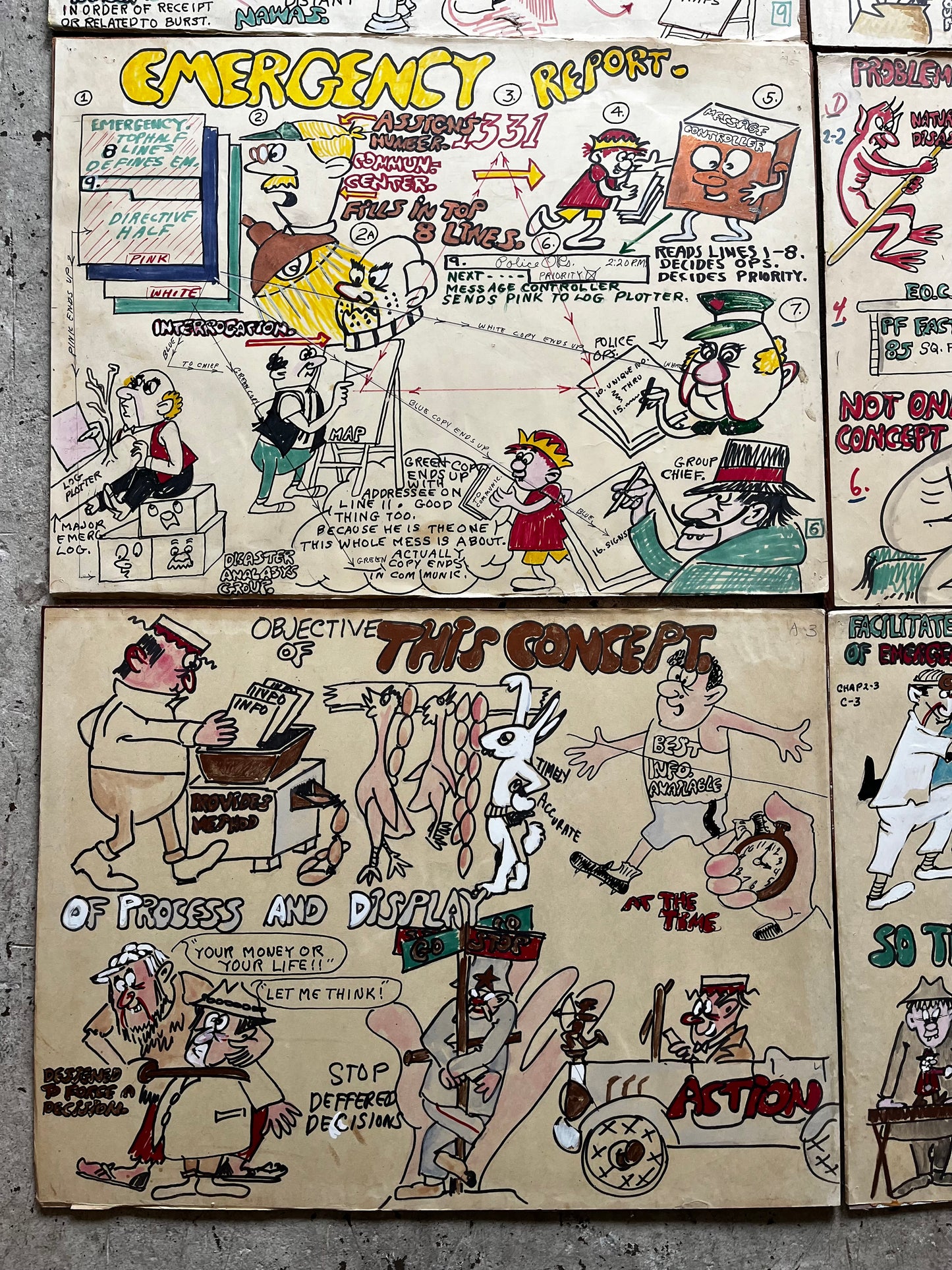 Cartoon Nuclear and Natural Disaster Report, 1970/80