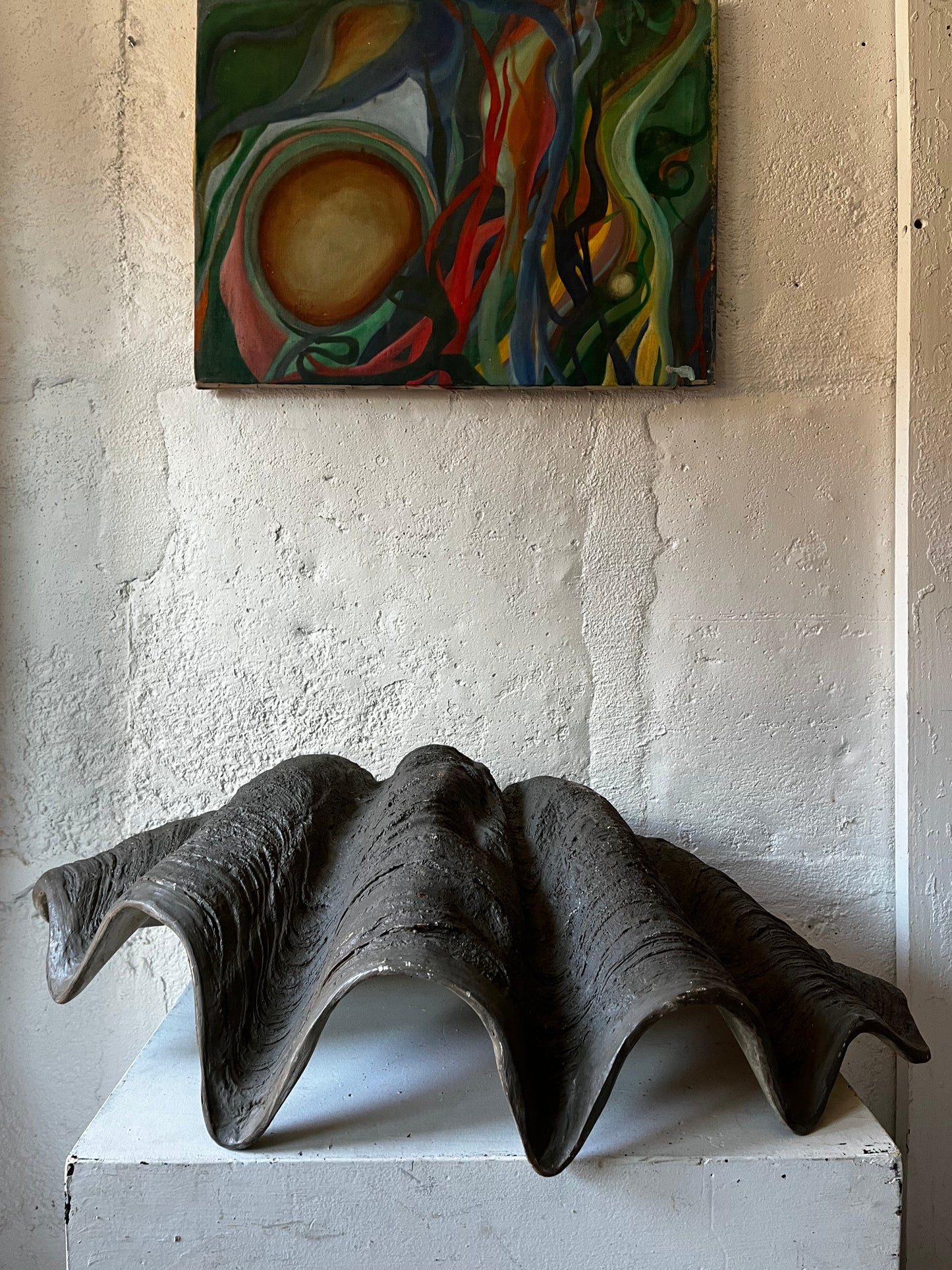 Giant Fiberglass Clam Shell, 1960s (NYC Delivery Only)