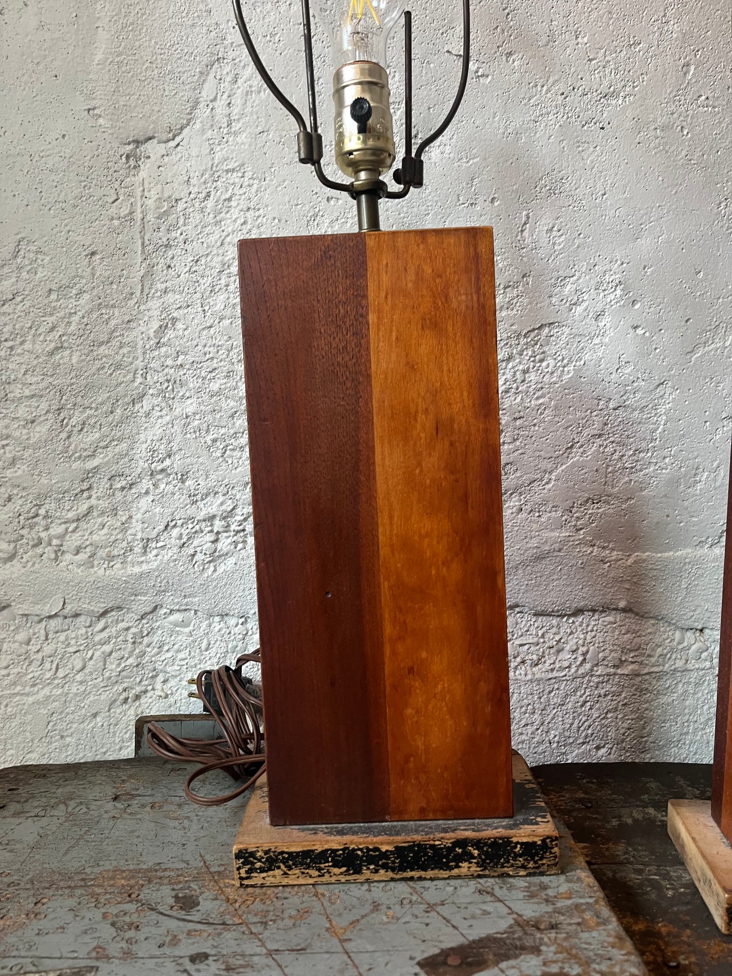 Walnut Lamps, 1960s
