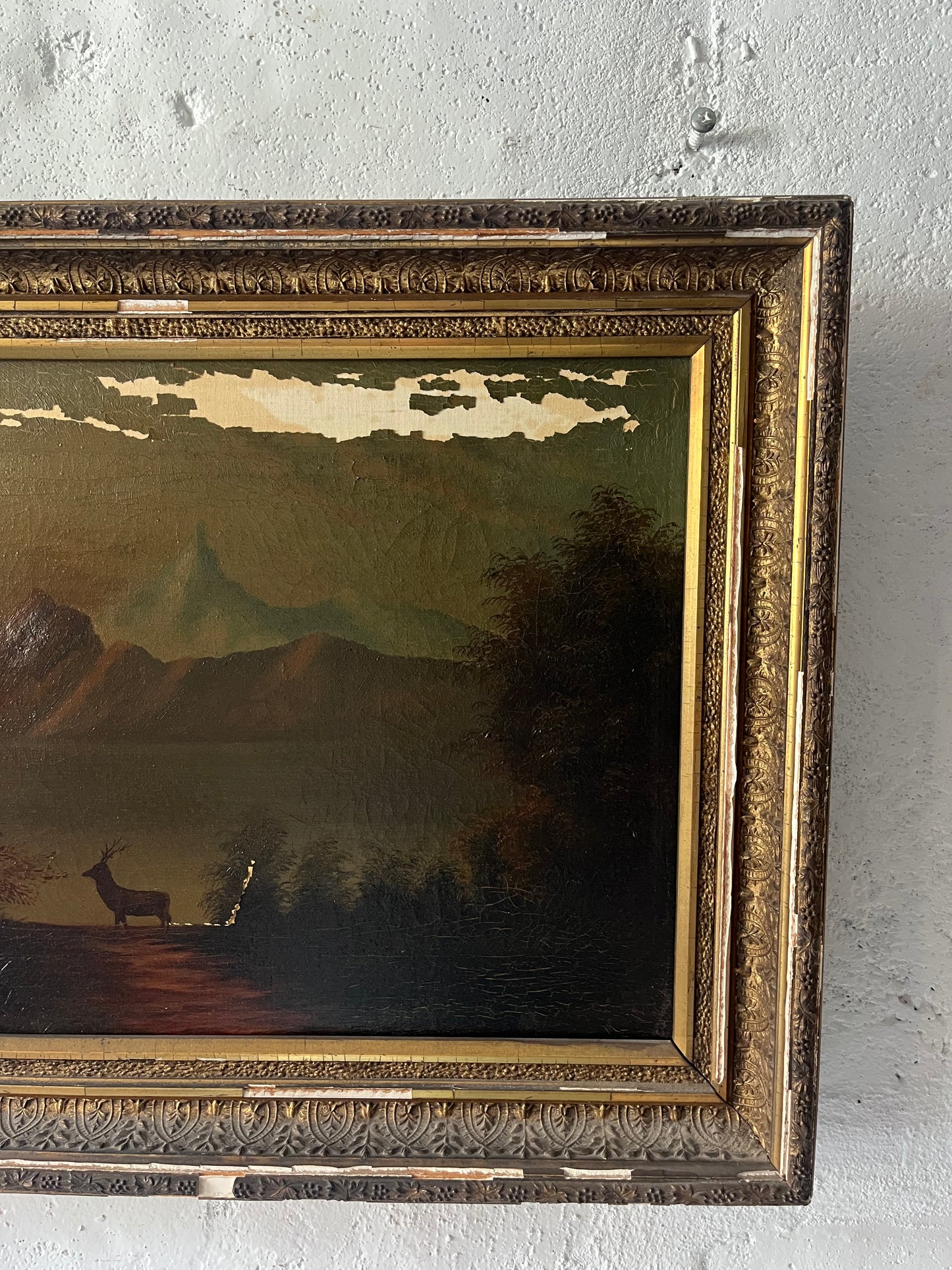 Deer in the Mountains, 1880s