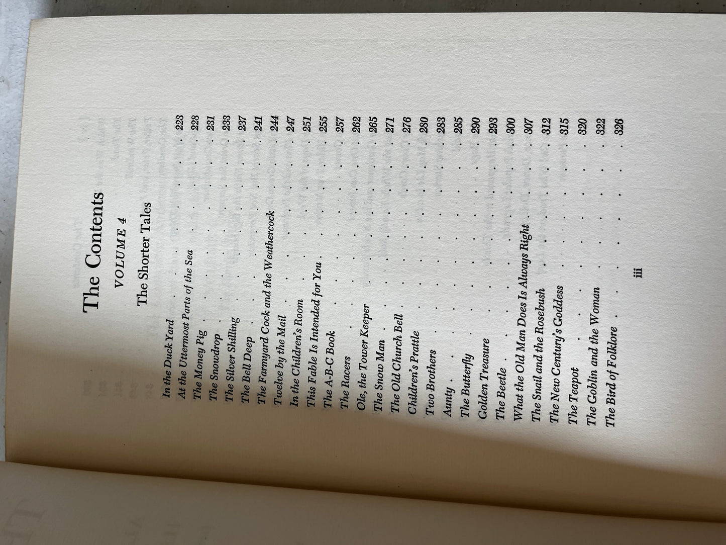 Complete Hans Christian Andersen, 1949