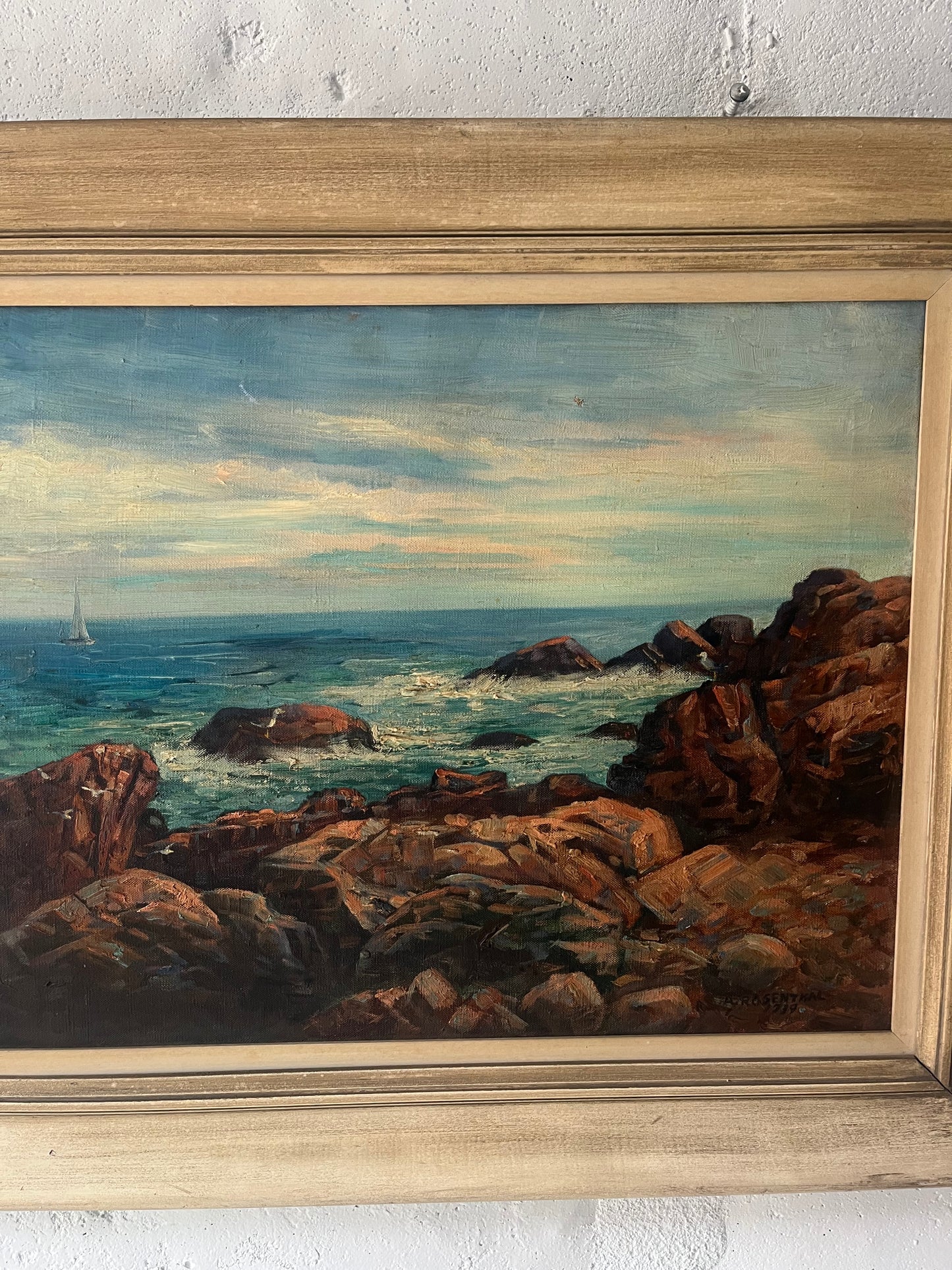 New England Seascape, 1939 (NYC Only, No Shipping Available)