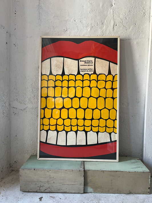 Sweet Corn Picnic Poster, Stephen Frykholm for Herman Miller, 1970