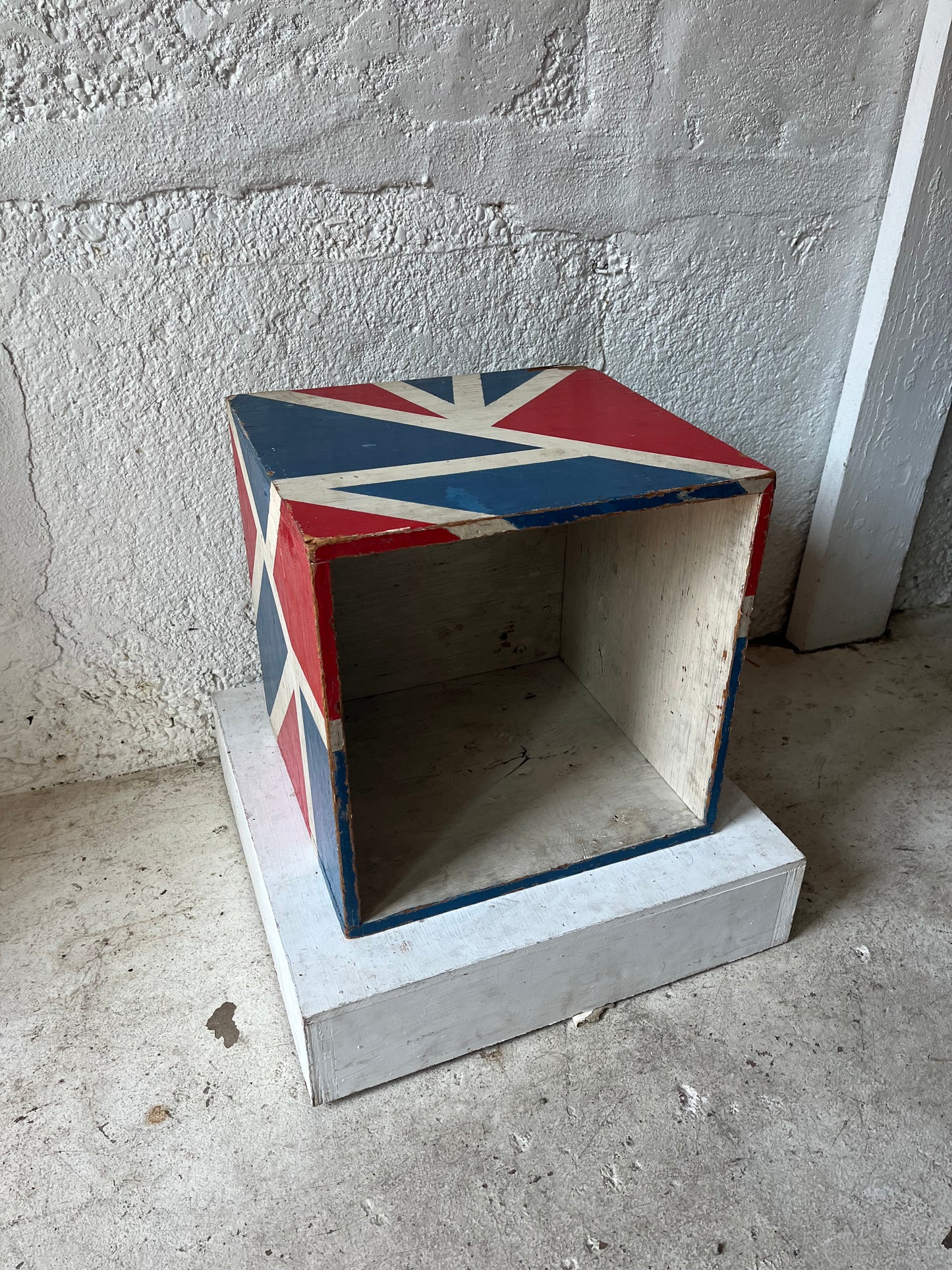 Painted Plywood Cubes, 1950s