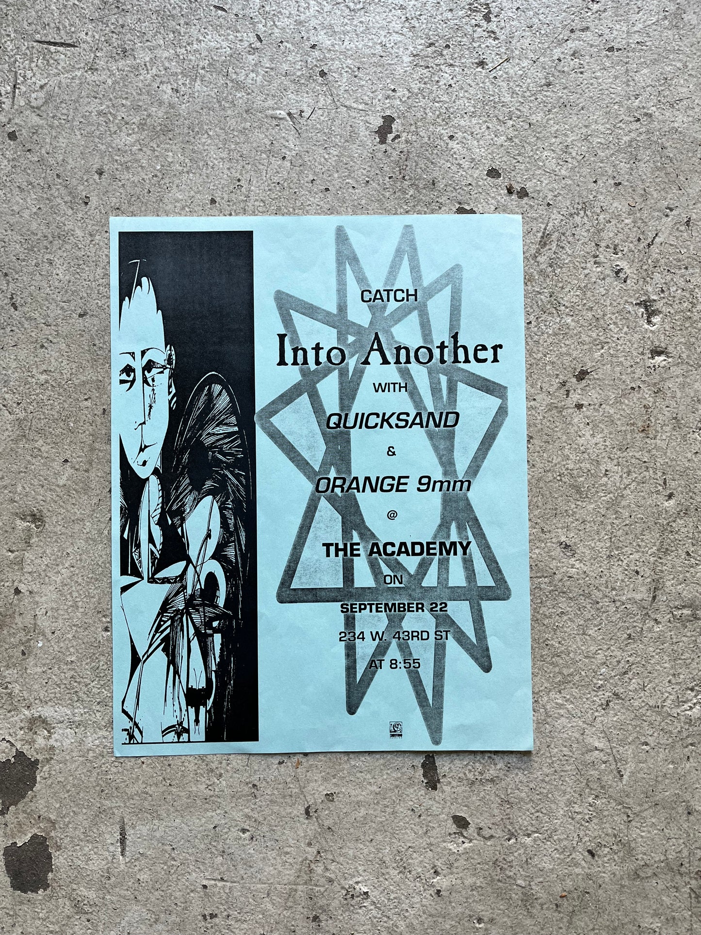 Quicksand + Into Another + Orange 9mm Flyer, 1990s