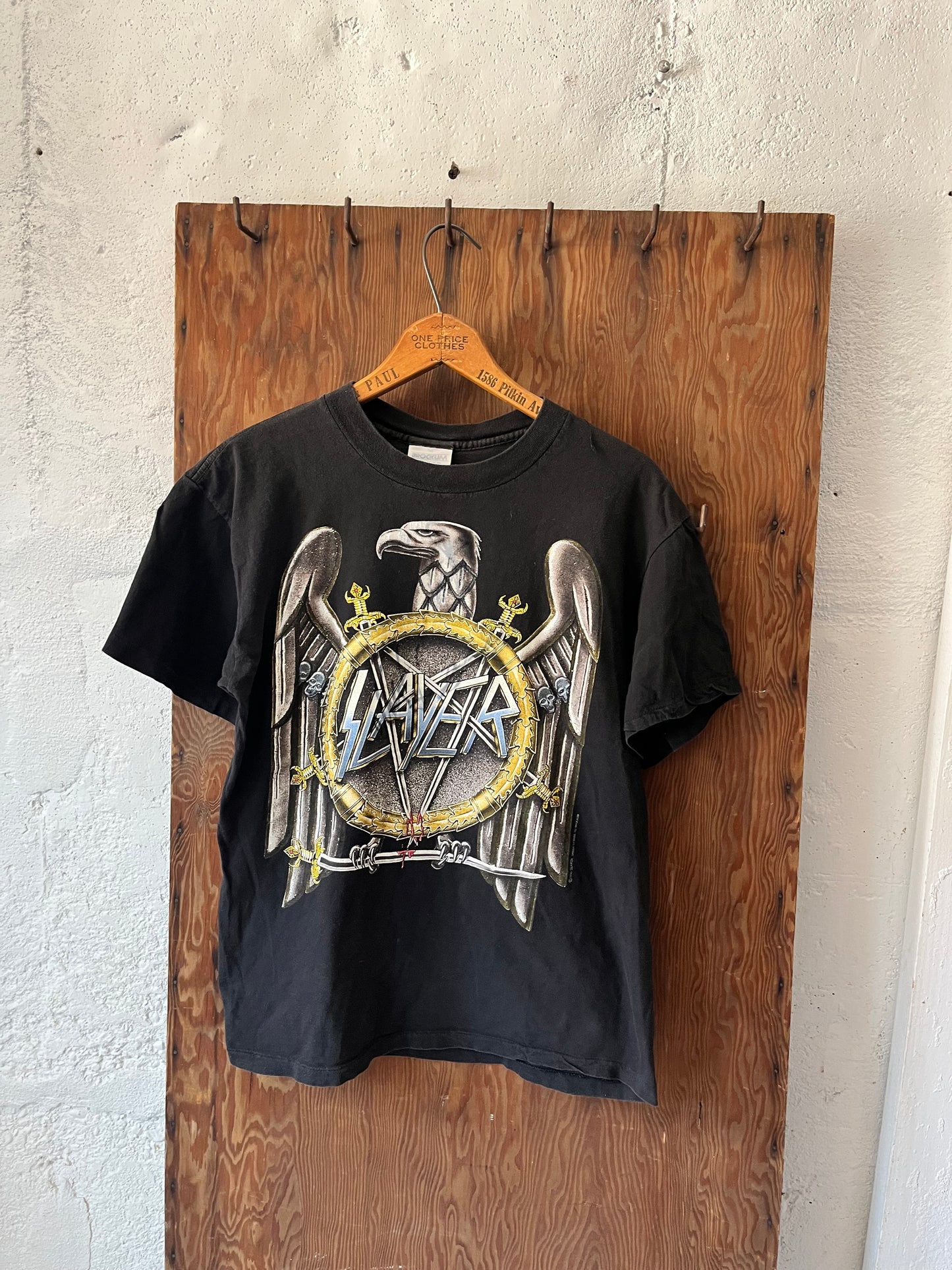 Slayer, Sz M, 1990 (Autographed)