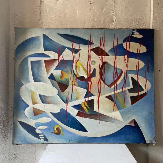 Dimensional Abstract, 1980s **NYC Pickup/Delivery Only**