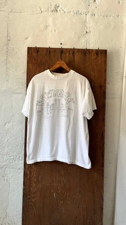 New York Souvenir Shirt, Sz L, 1990s