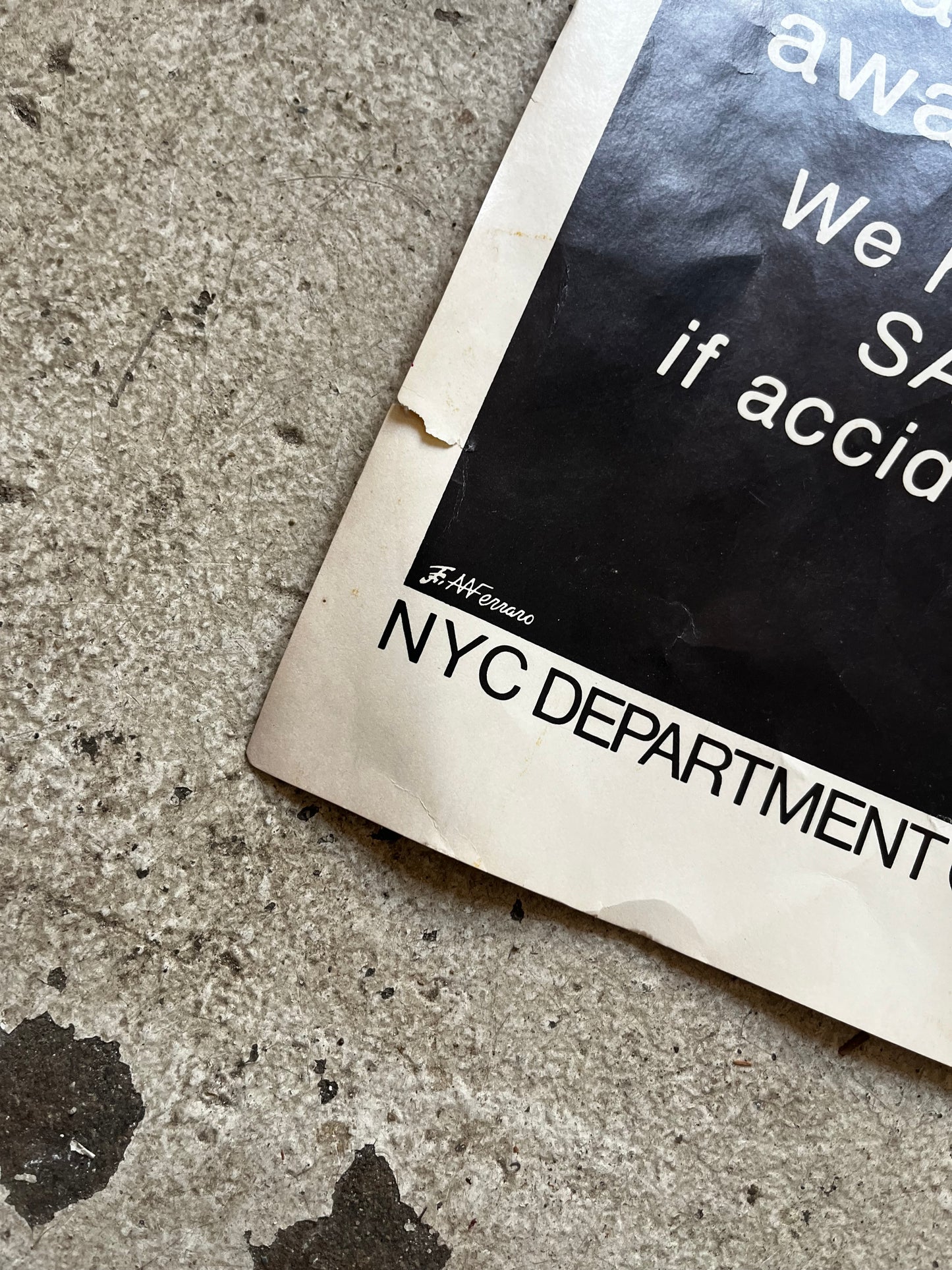 NYC Rat Poison Poster, 1980s