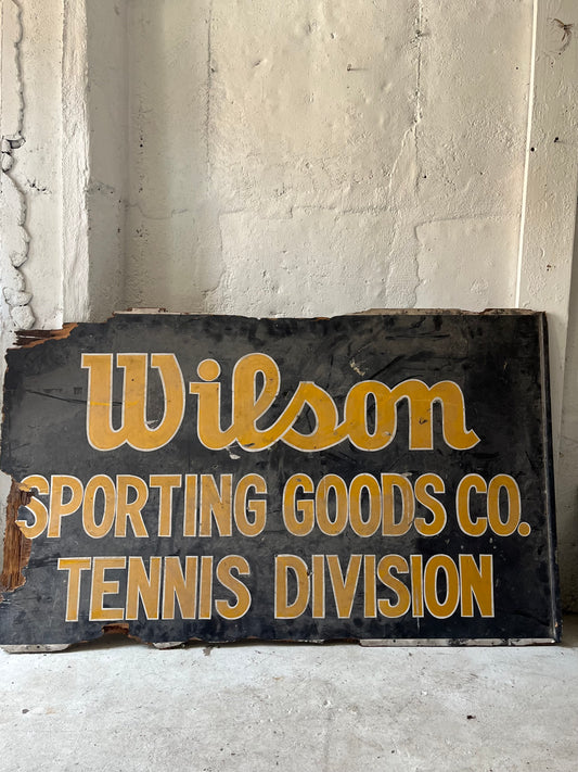 Wilson Tennis Factory Sign, 1960s