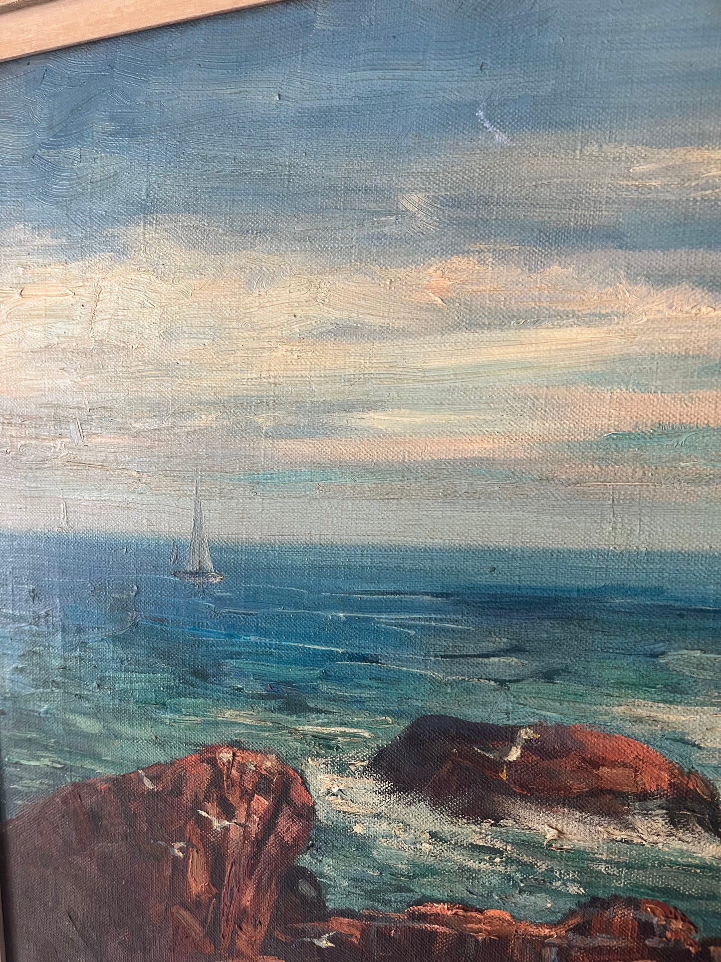 New England Seascape, 1939 (NYC Only, No Shipping Available)