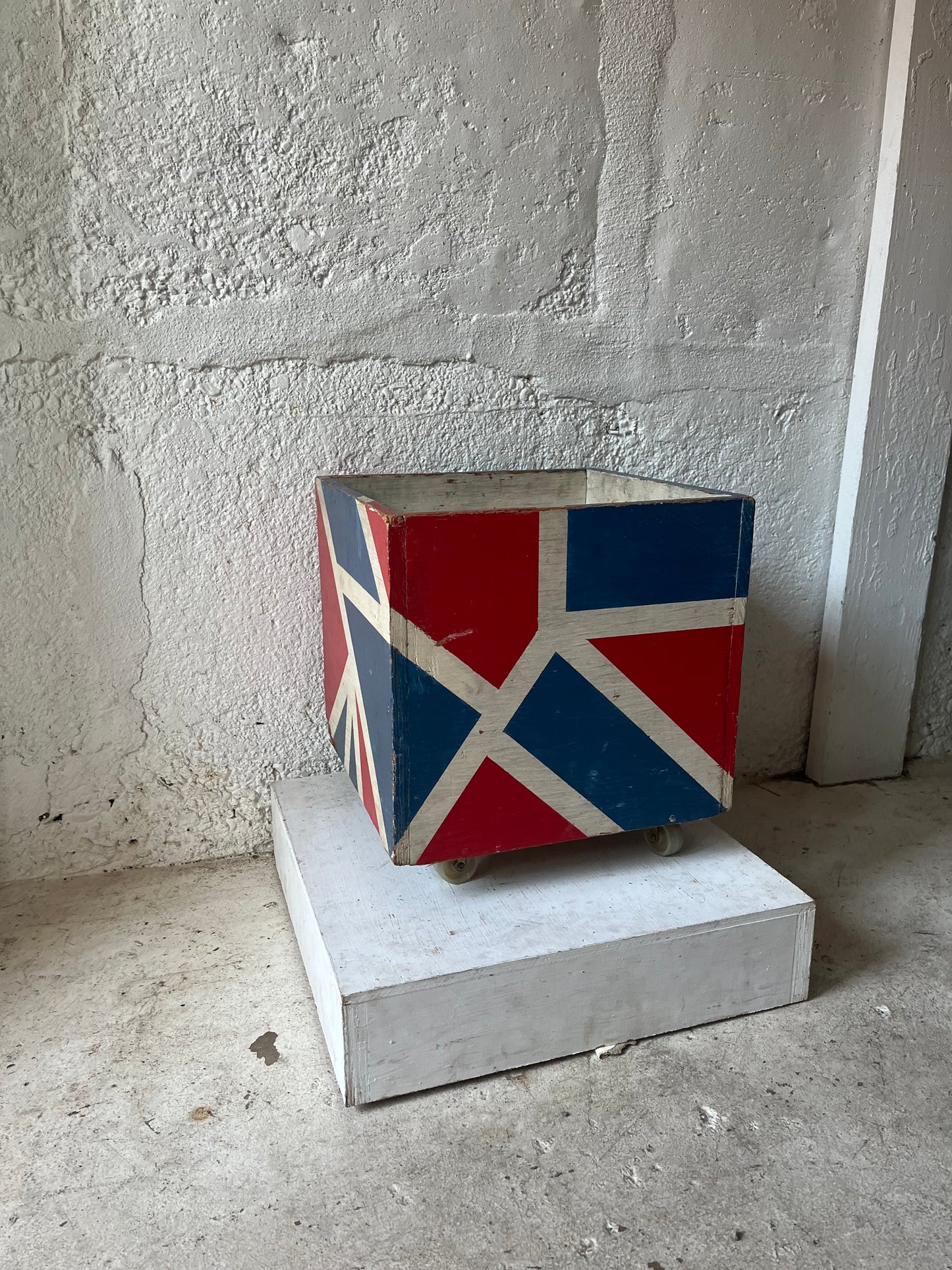 Painted Plywood Cubes, 1950s