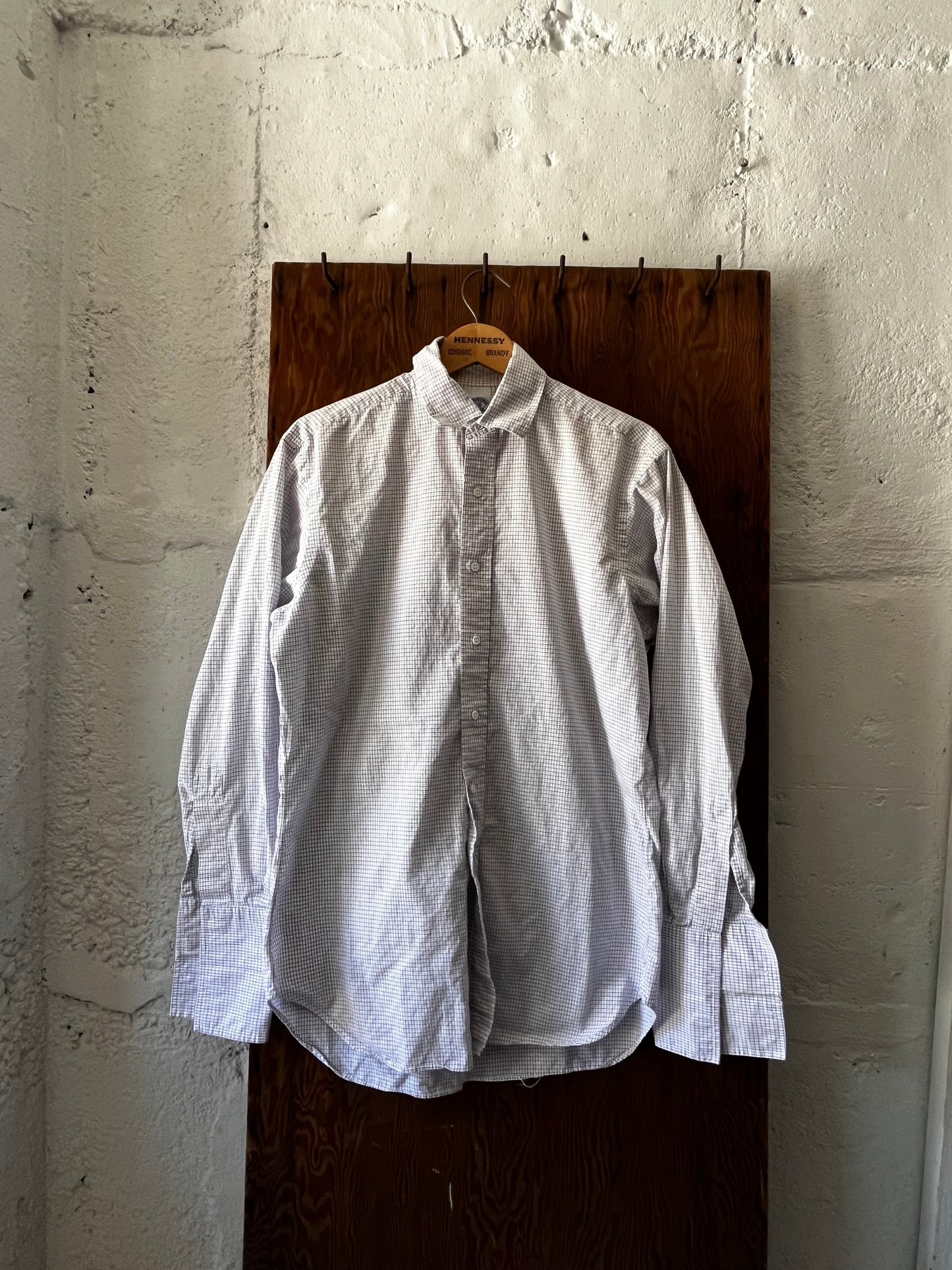 Brooks Brothers Windowpane, Sz M/L, 1990s