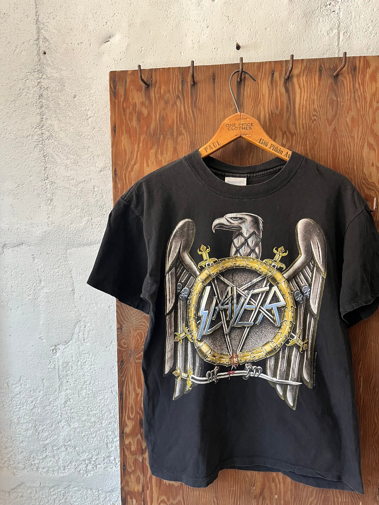 Slayer, Sz M, 1990 (Autographed)
