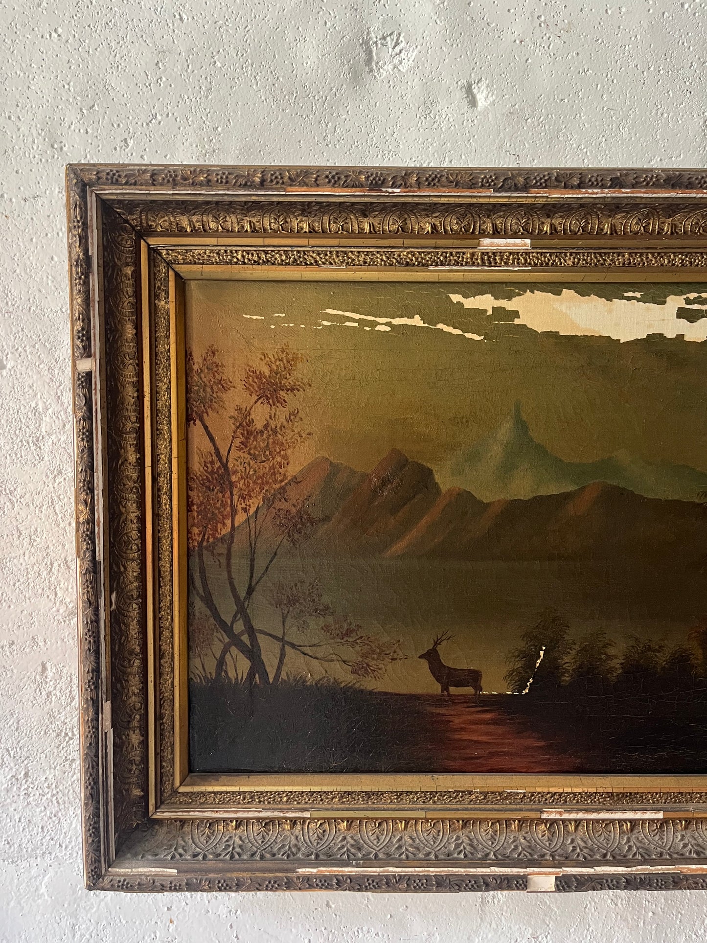 Deer in the Mountains, 1880s