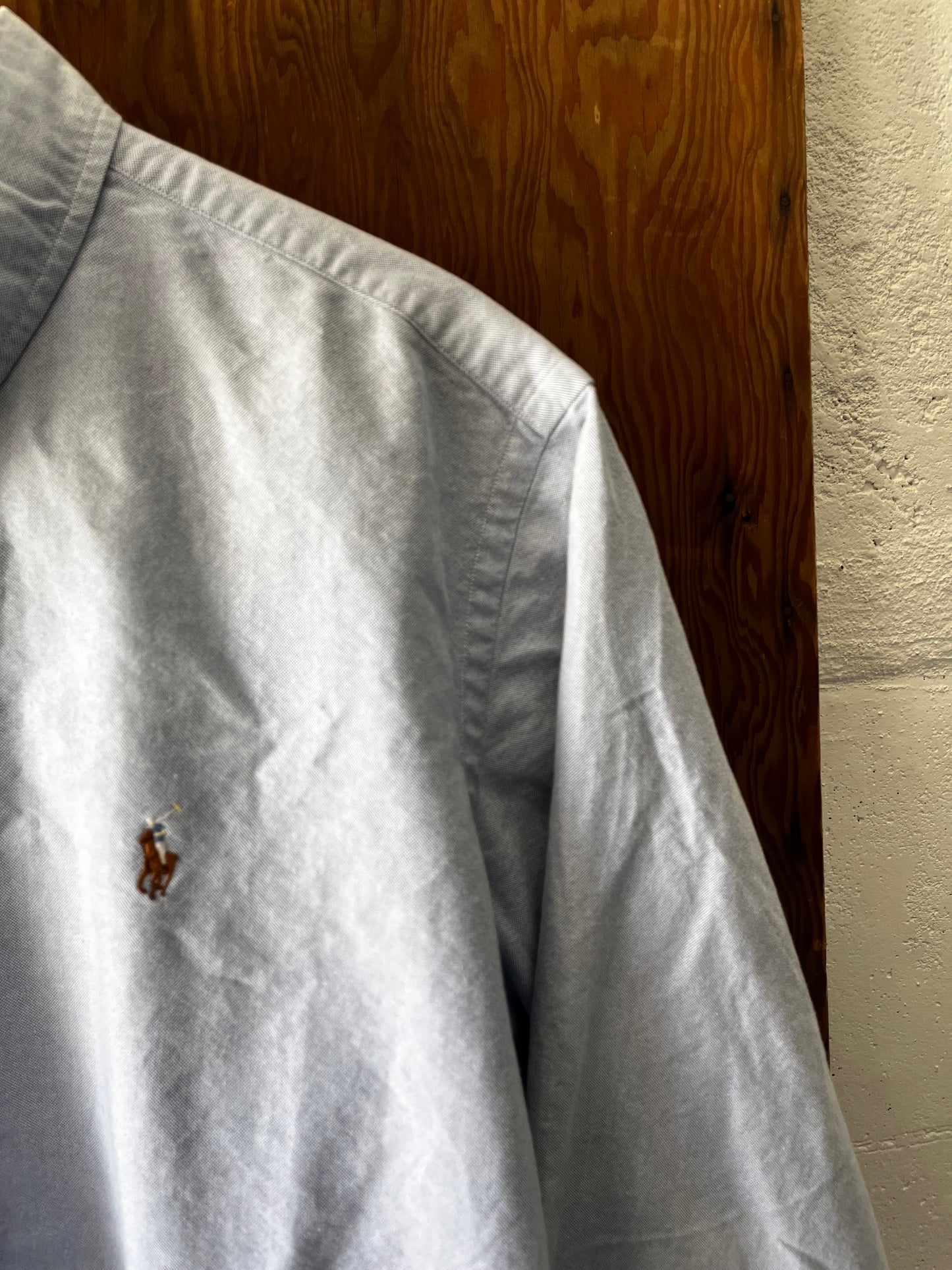 Polo Blue Oxford, Sz L, 1990s